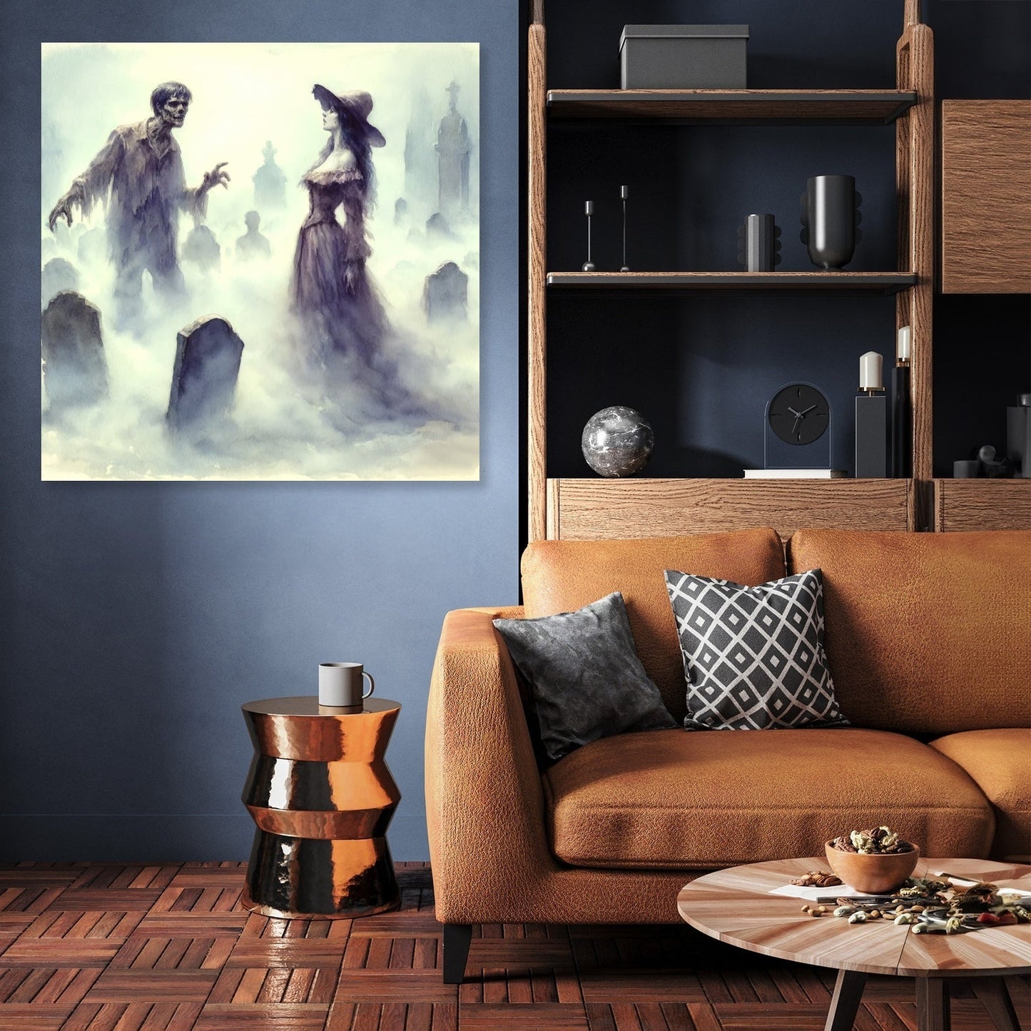 Graveyard Mist Encounter Canvas