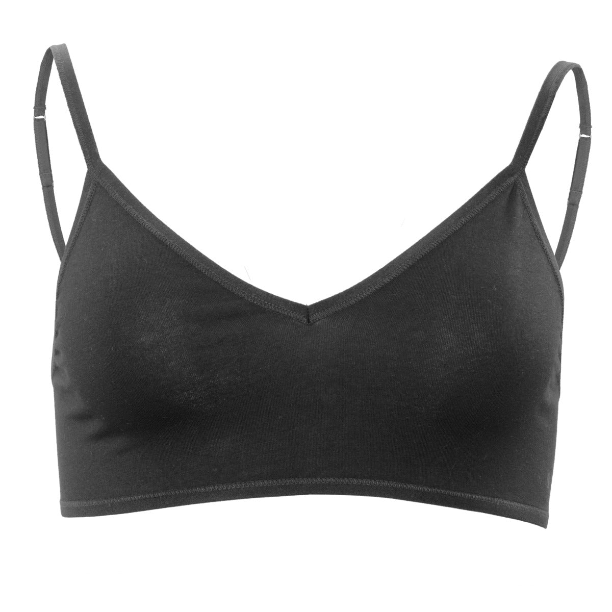 Organic V-neck Bralette: 2 Pack