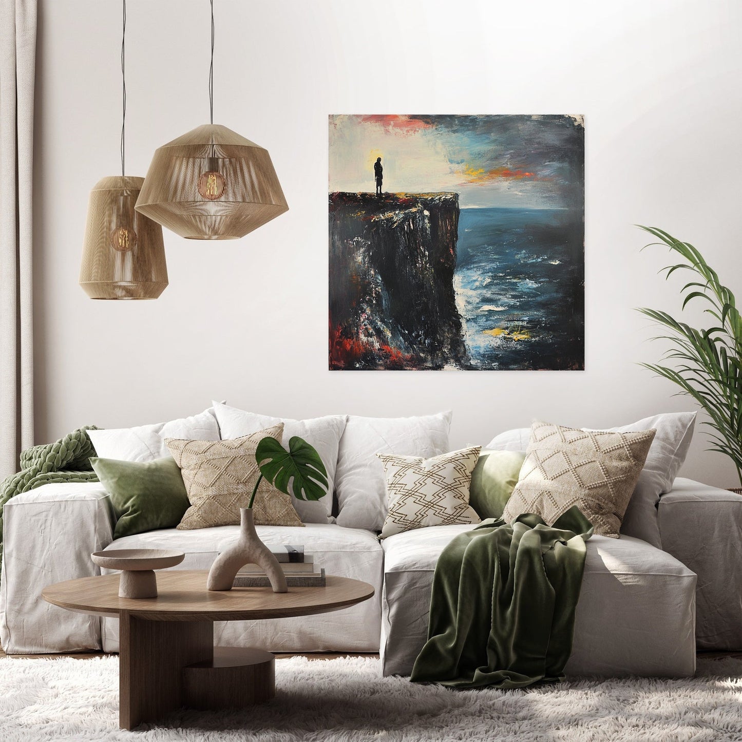 Saint David's Cliff Canvas