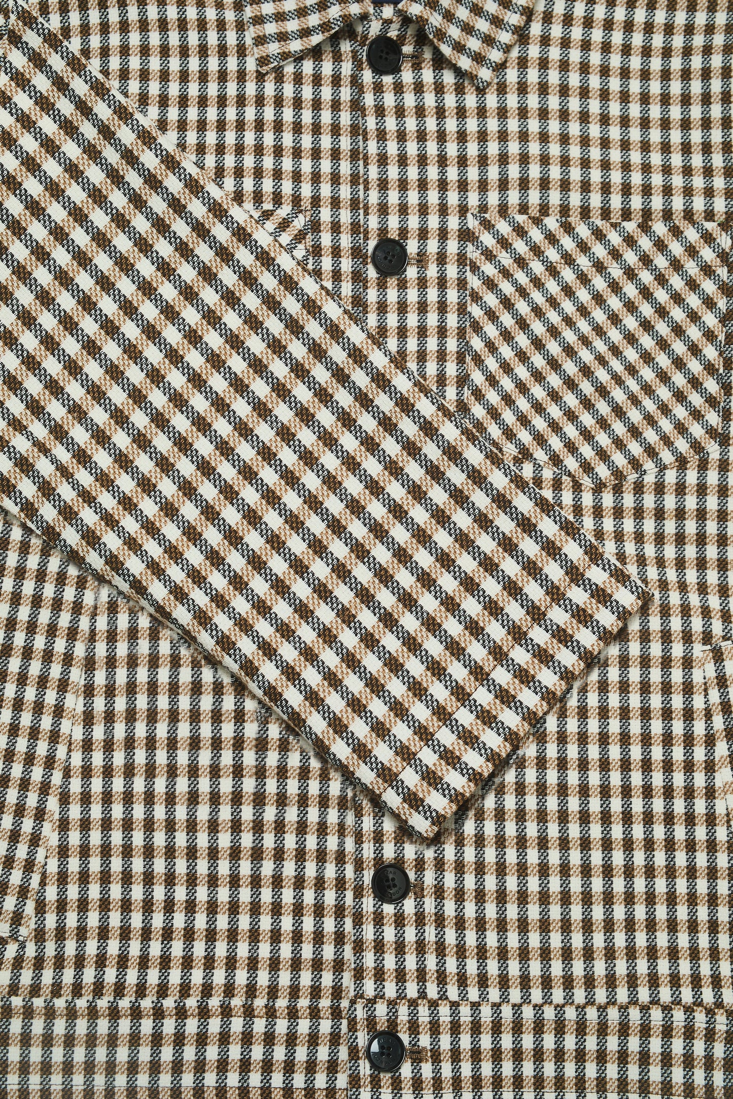 Turner Shacket - Tan Check Silvia