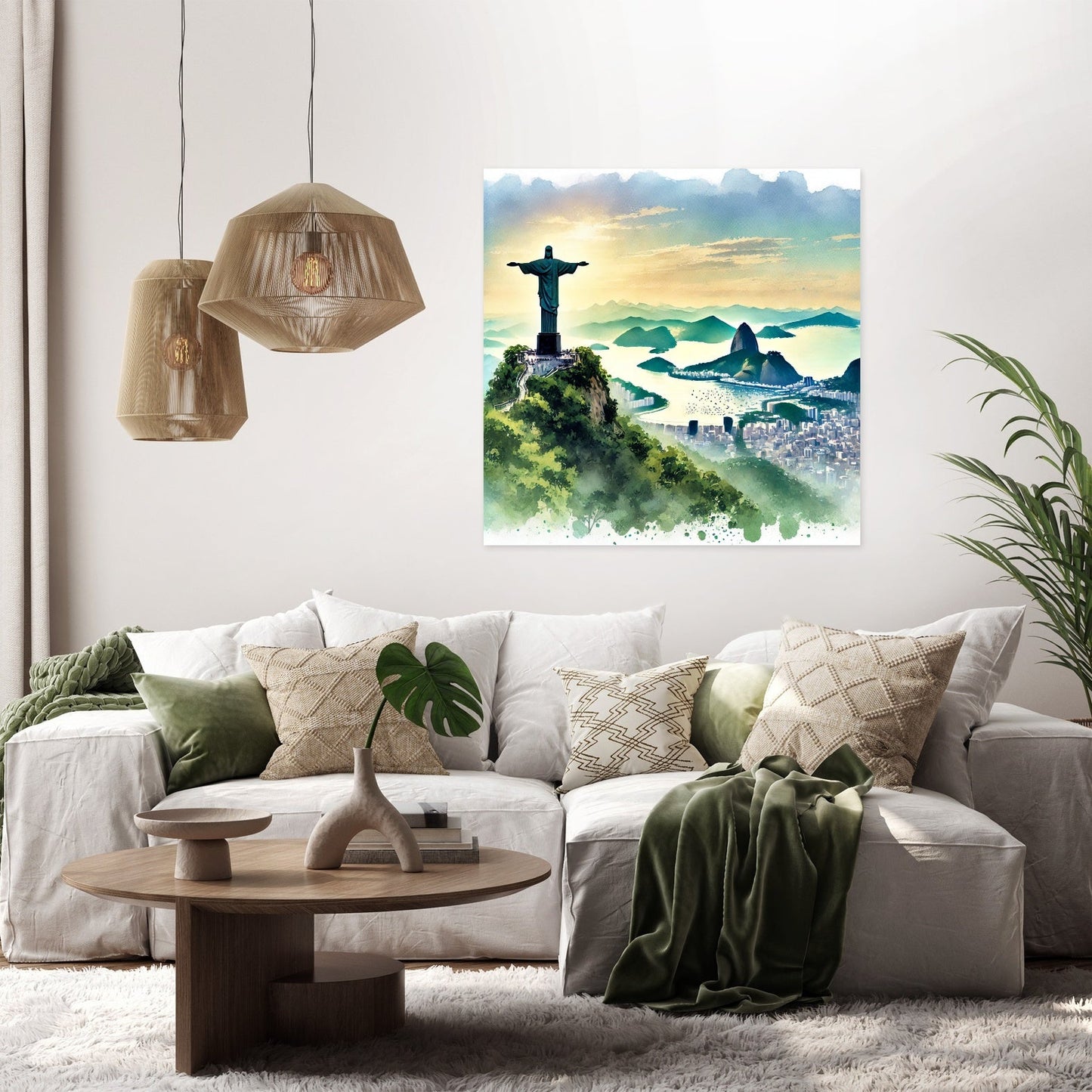 Rio Reverence Watercolour Canvas