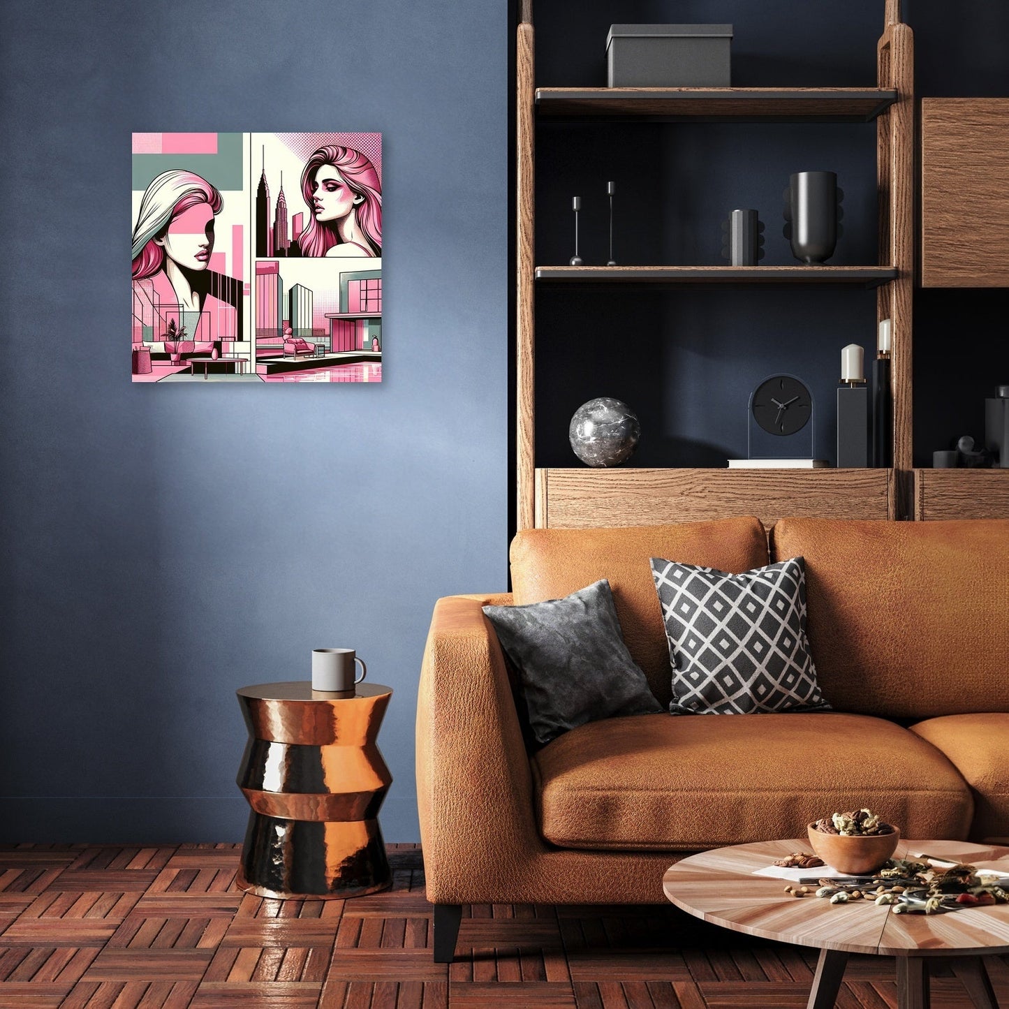 Urban Elegance: Modern Pop Art Canvas