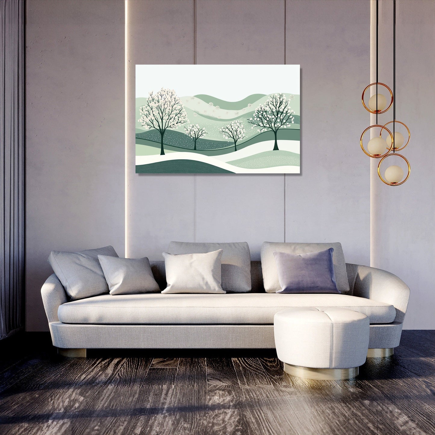 Blooming Trees Canvas