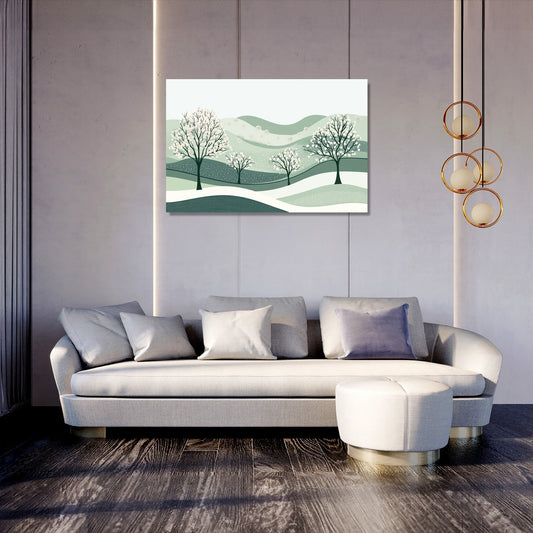 Blooming Trees Canvas
