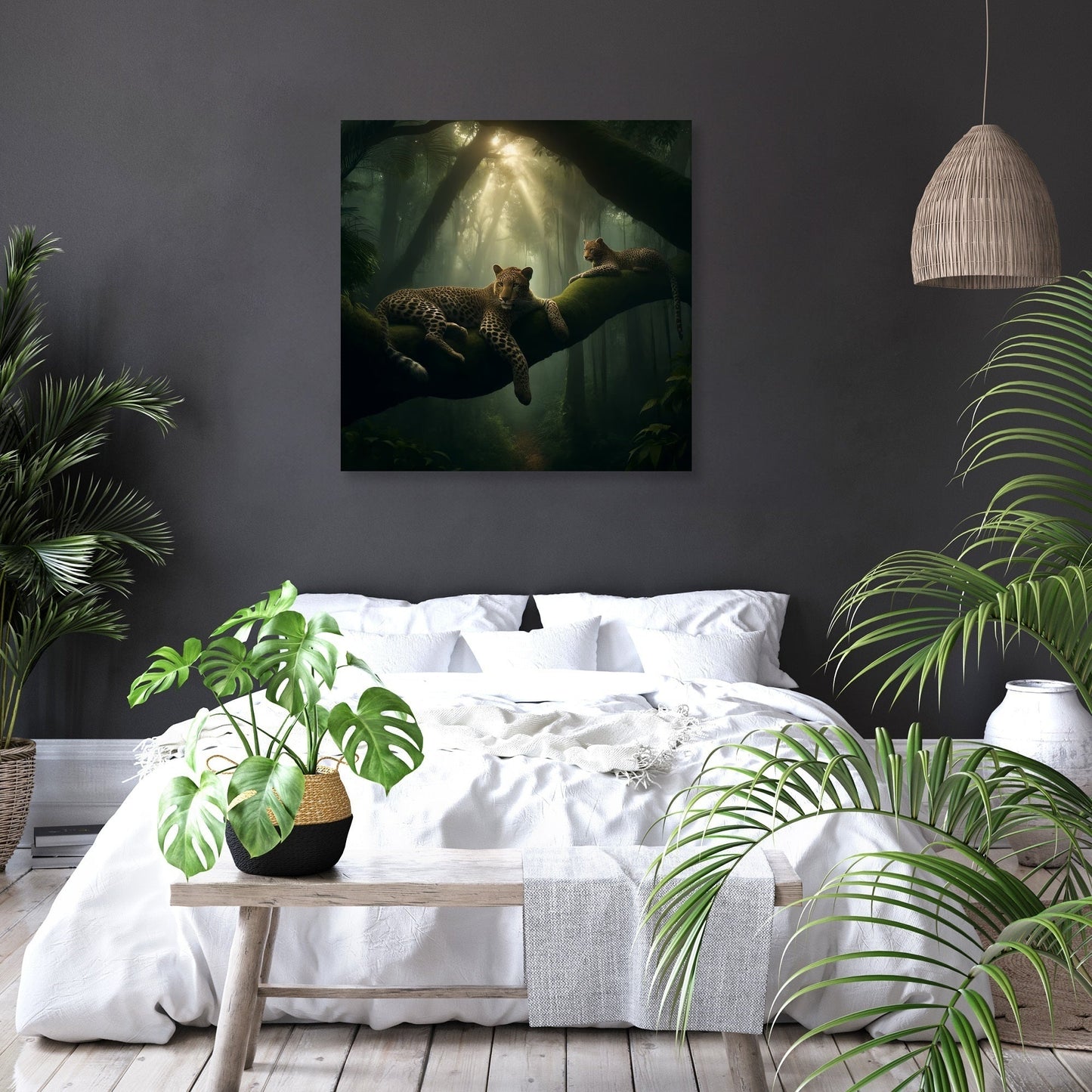 Jungle Leopards Canvas