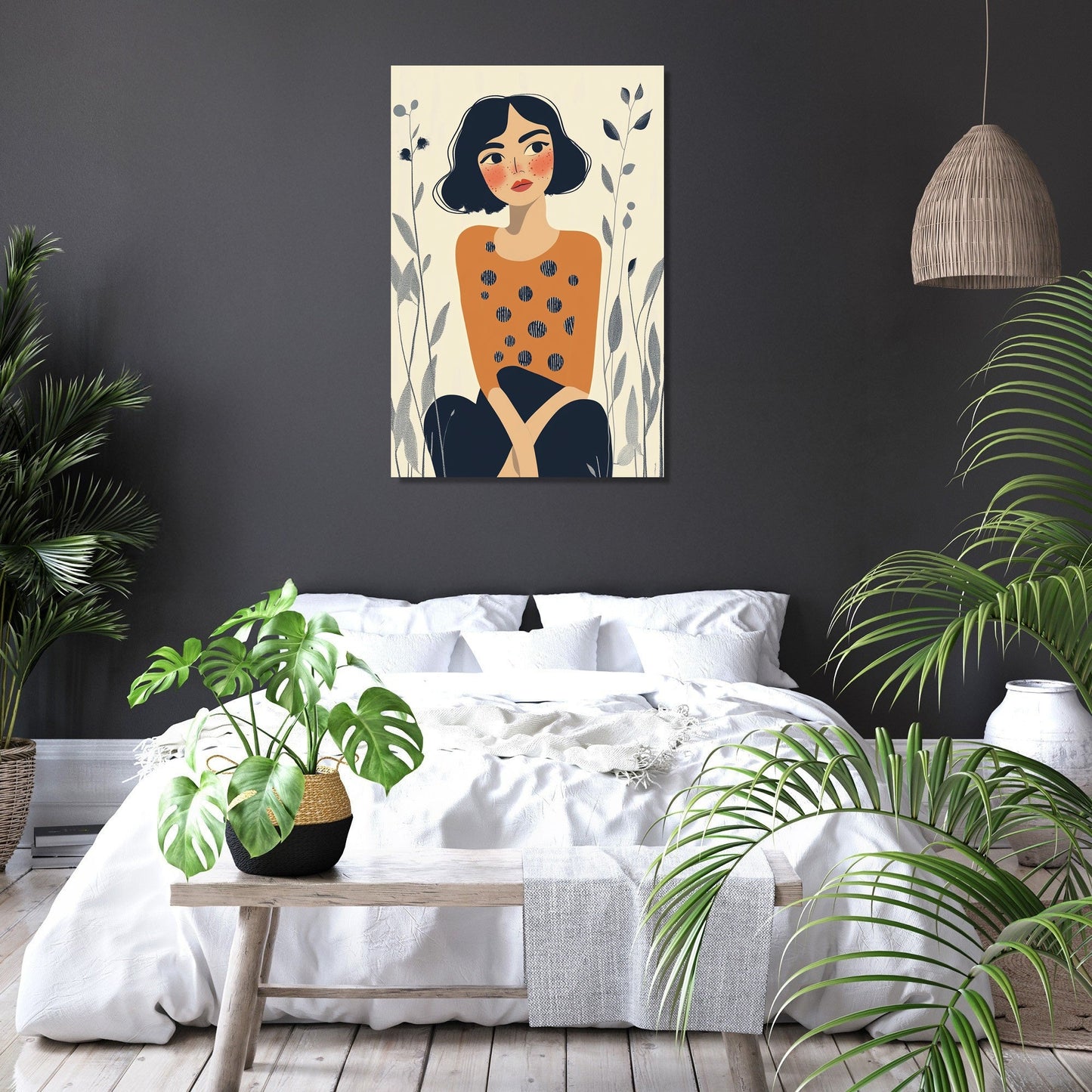 Bashful Woman's Dream Canvas