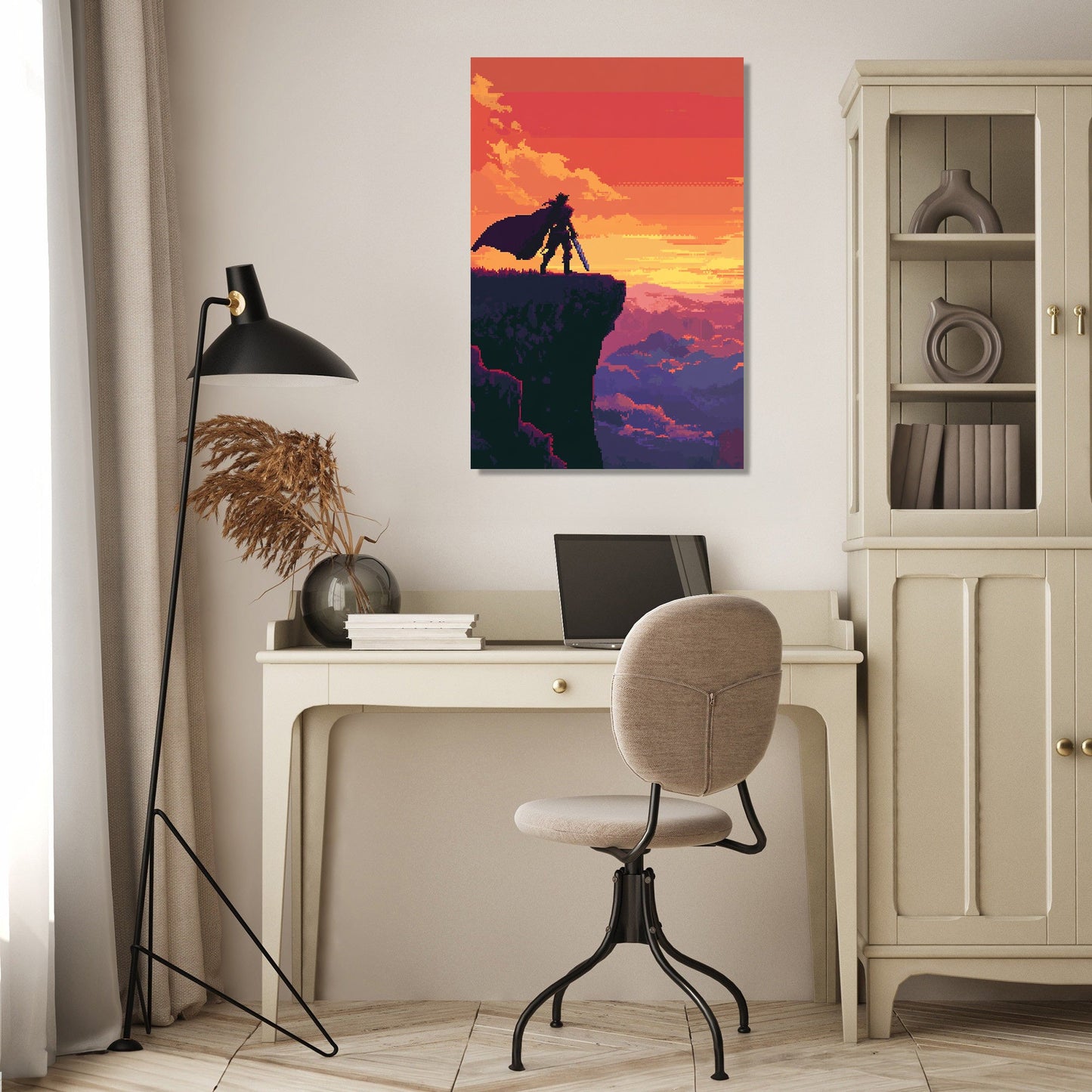Warrior's Hilltop Sunset Canvas
