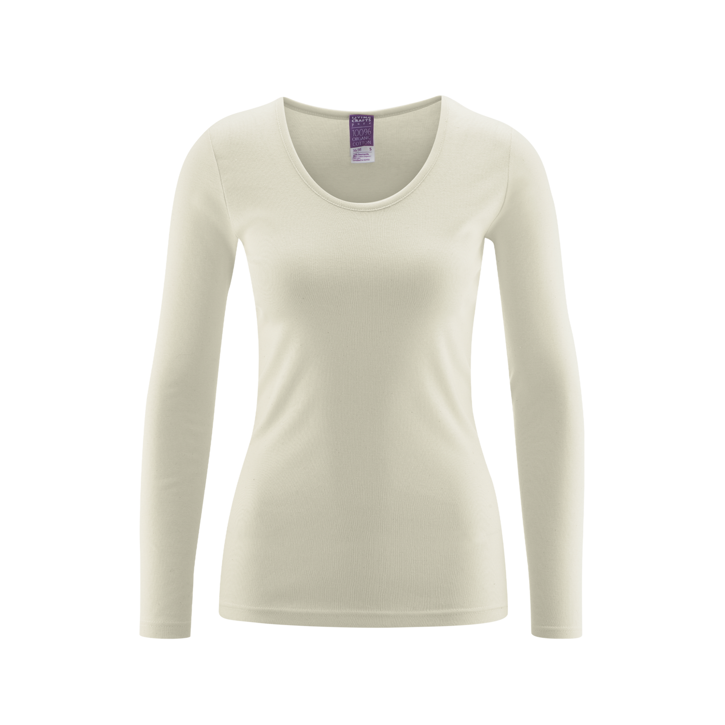Organic Cotton Thermal Long Sleeve T-shirt: Womens