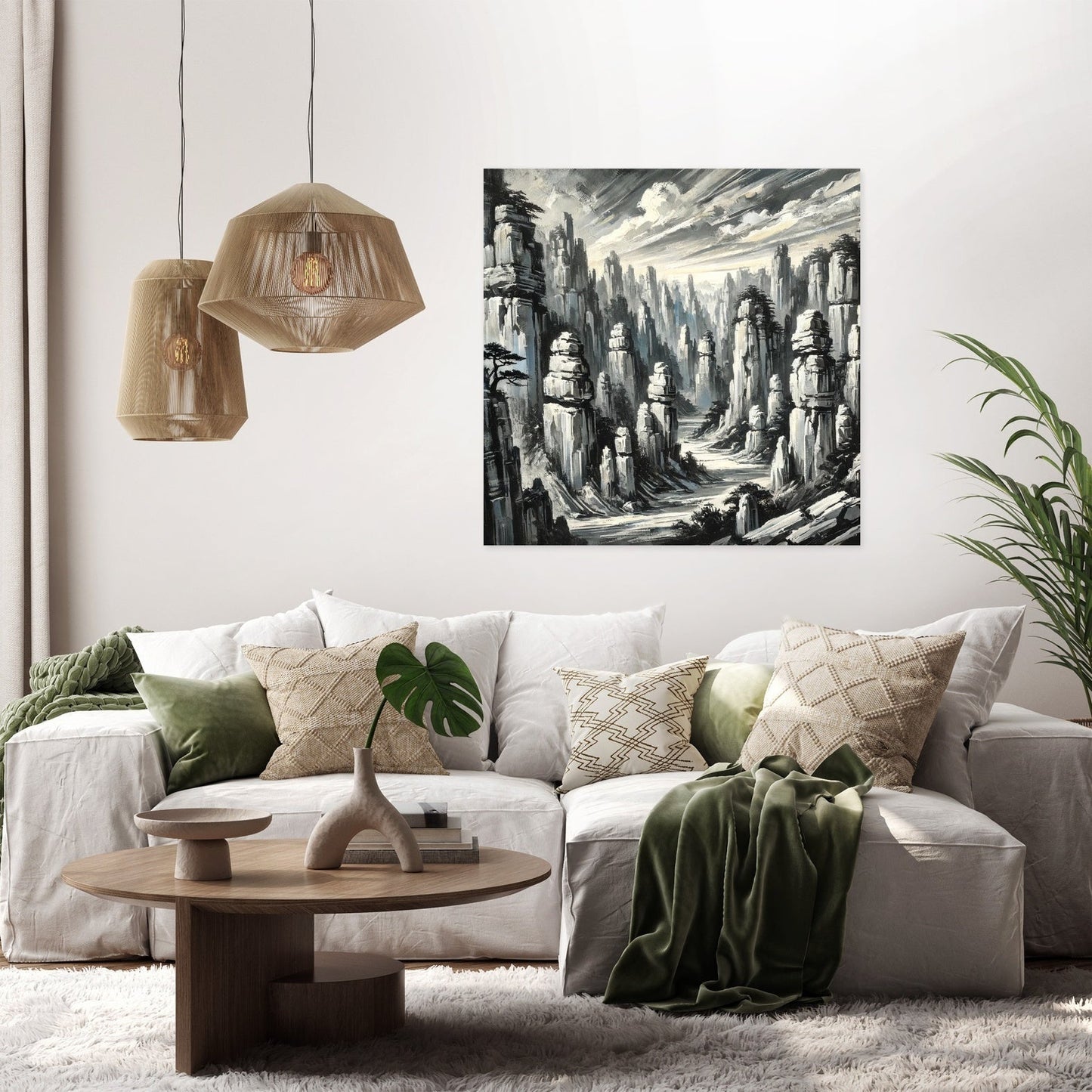 Stone Forest Mystique Canvas