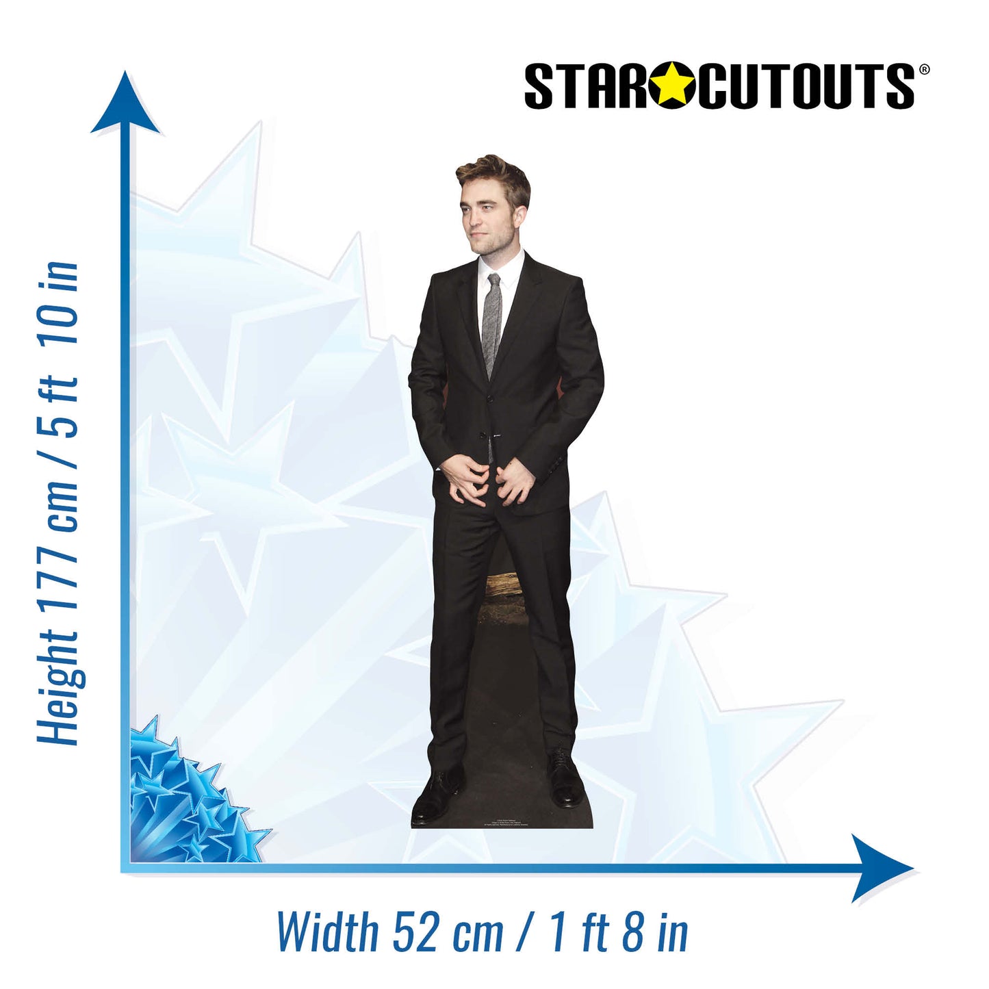 CS436 Robert Pattinson Height 177cm Lifesize Cardboard Cutout Height 177cm