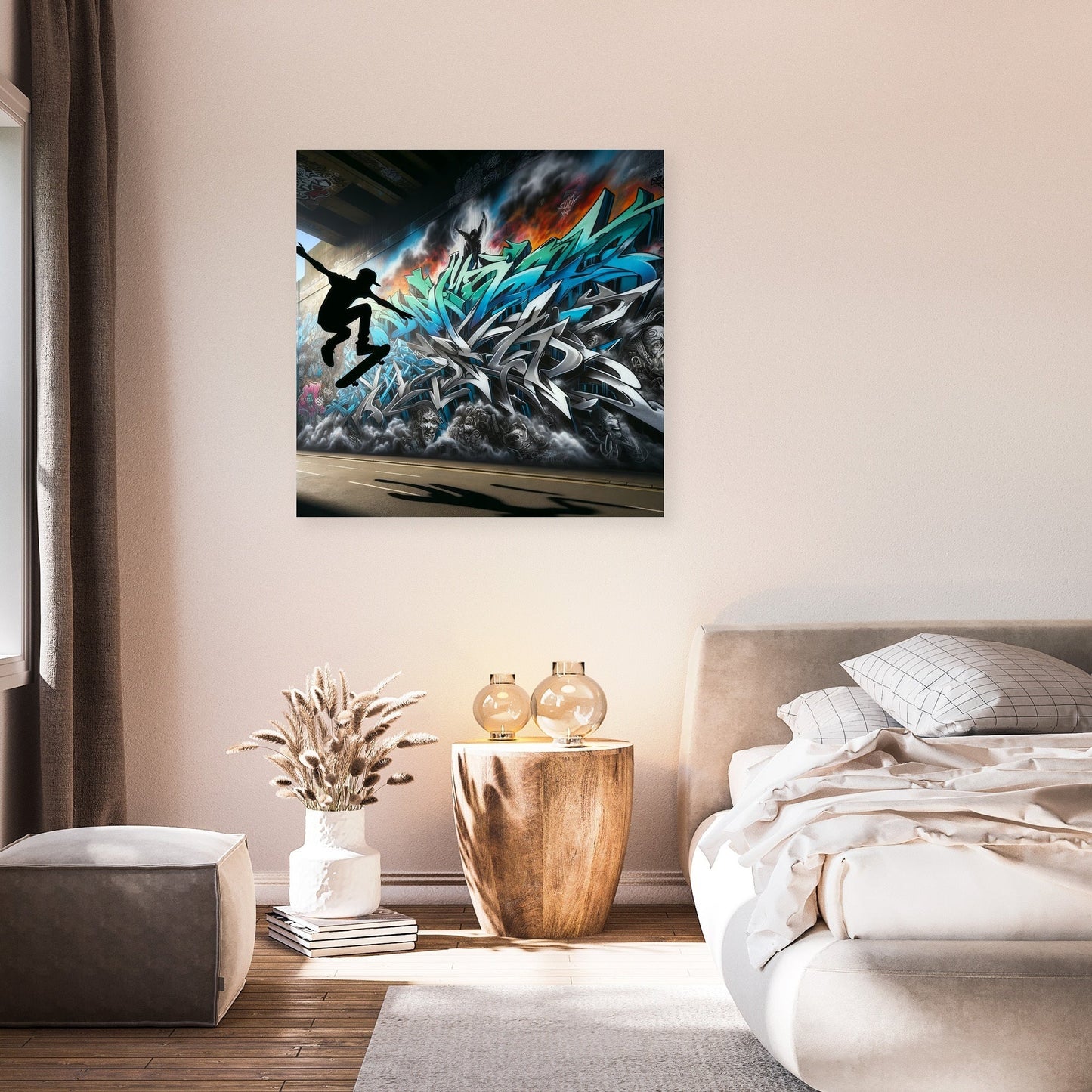 Skater's Silhouette Canvas