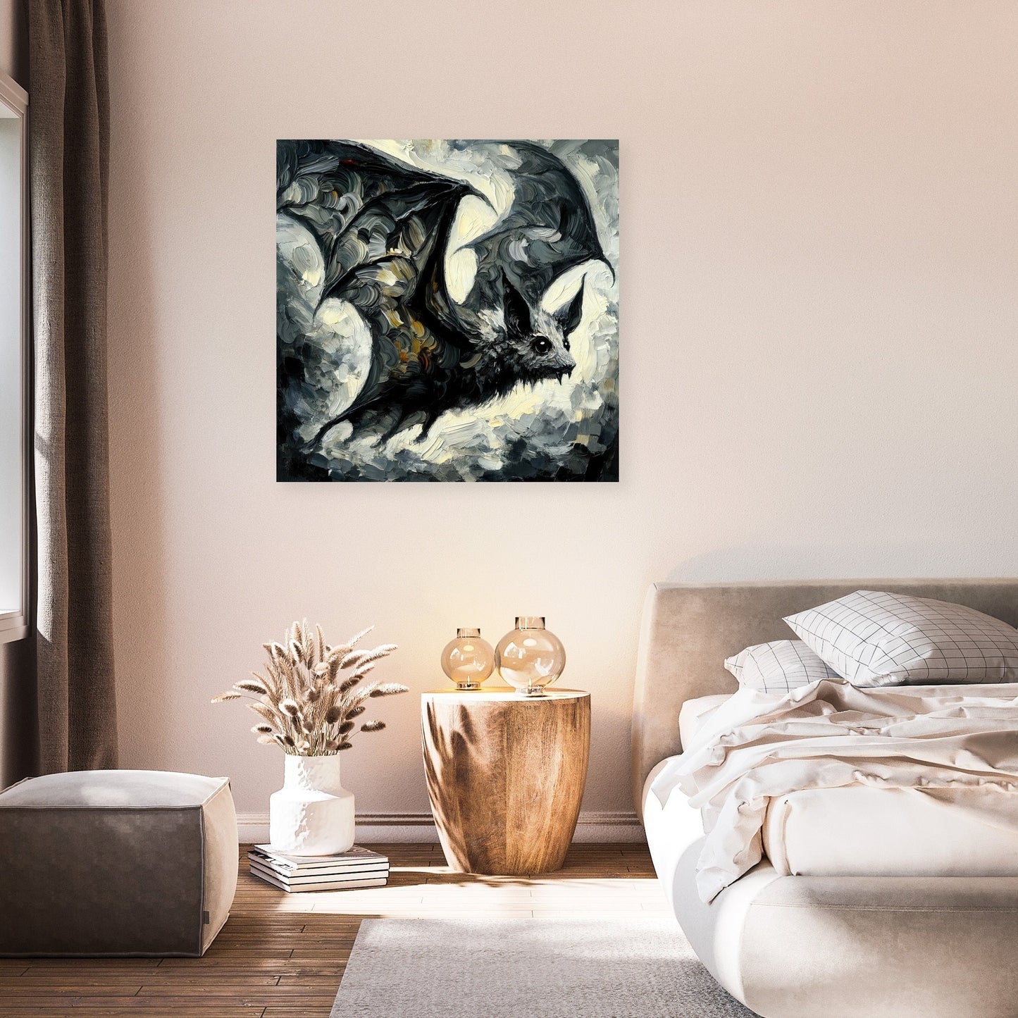 Gothic Bat Canvas