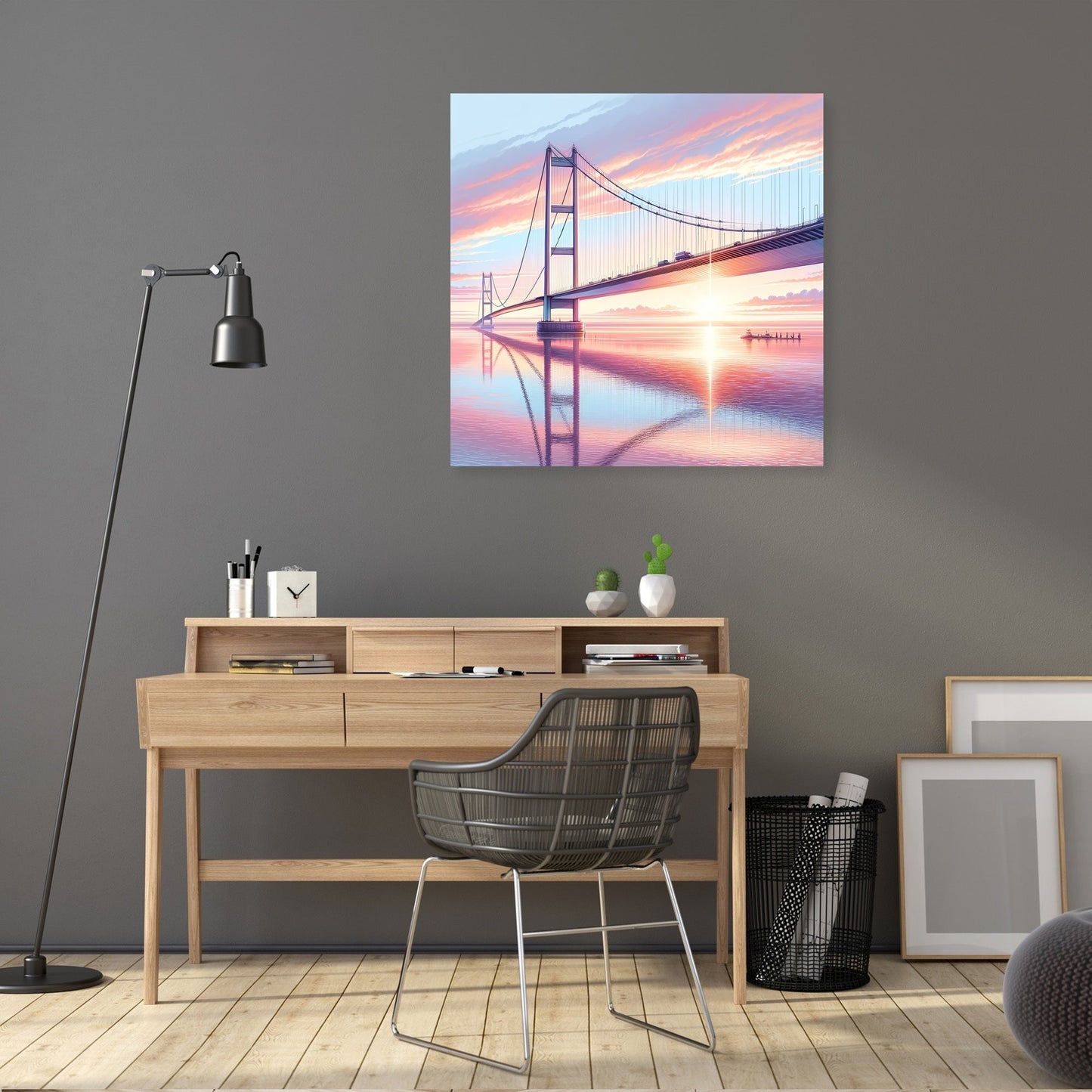 Sunrise at Humber Bridge Canvas