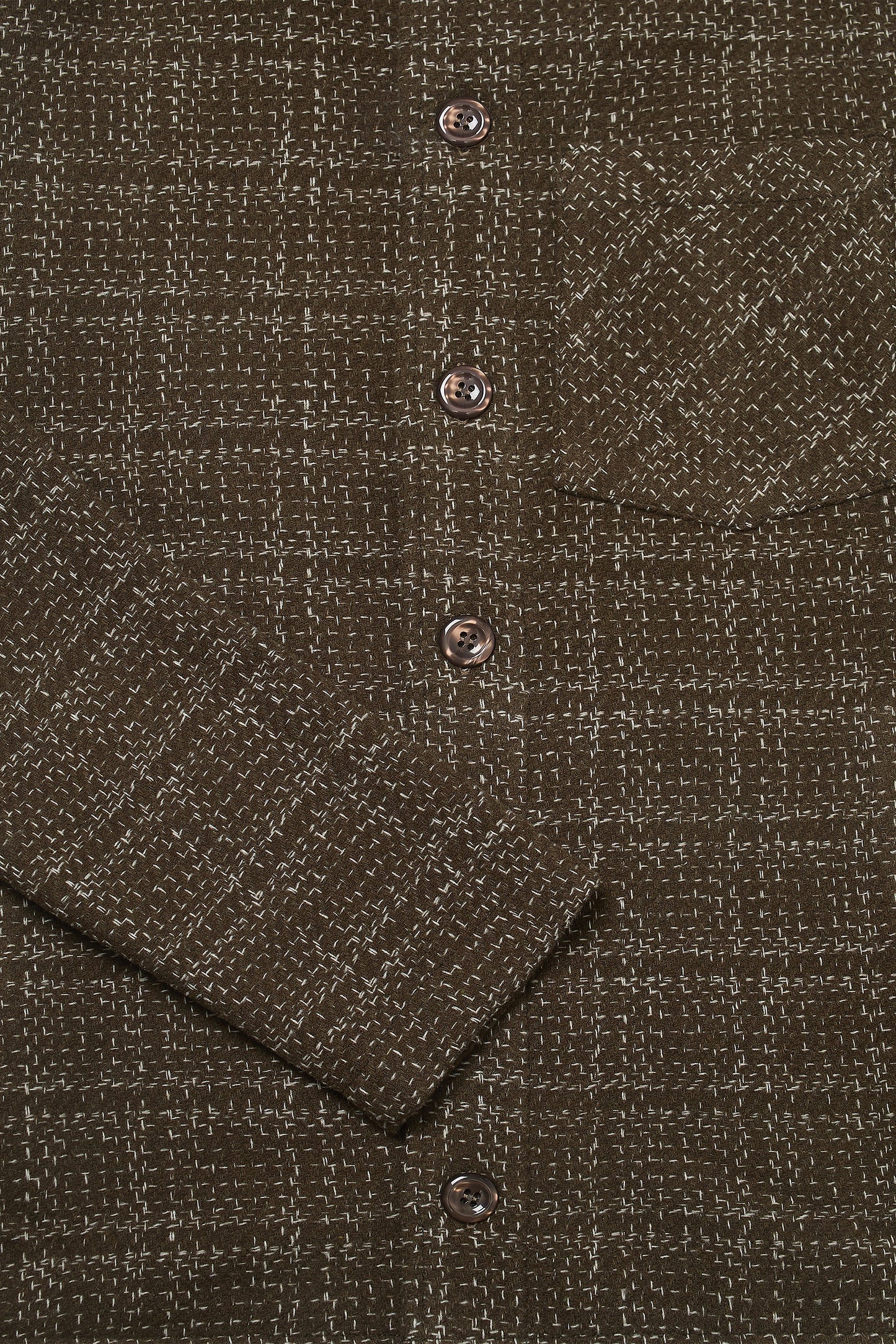 Theydon Frame Overshirt - Mocha / Ecru