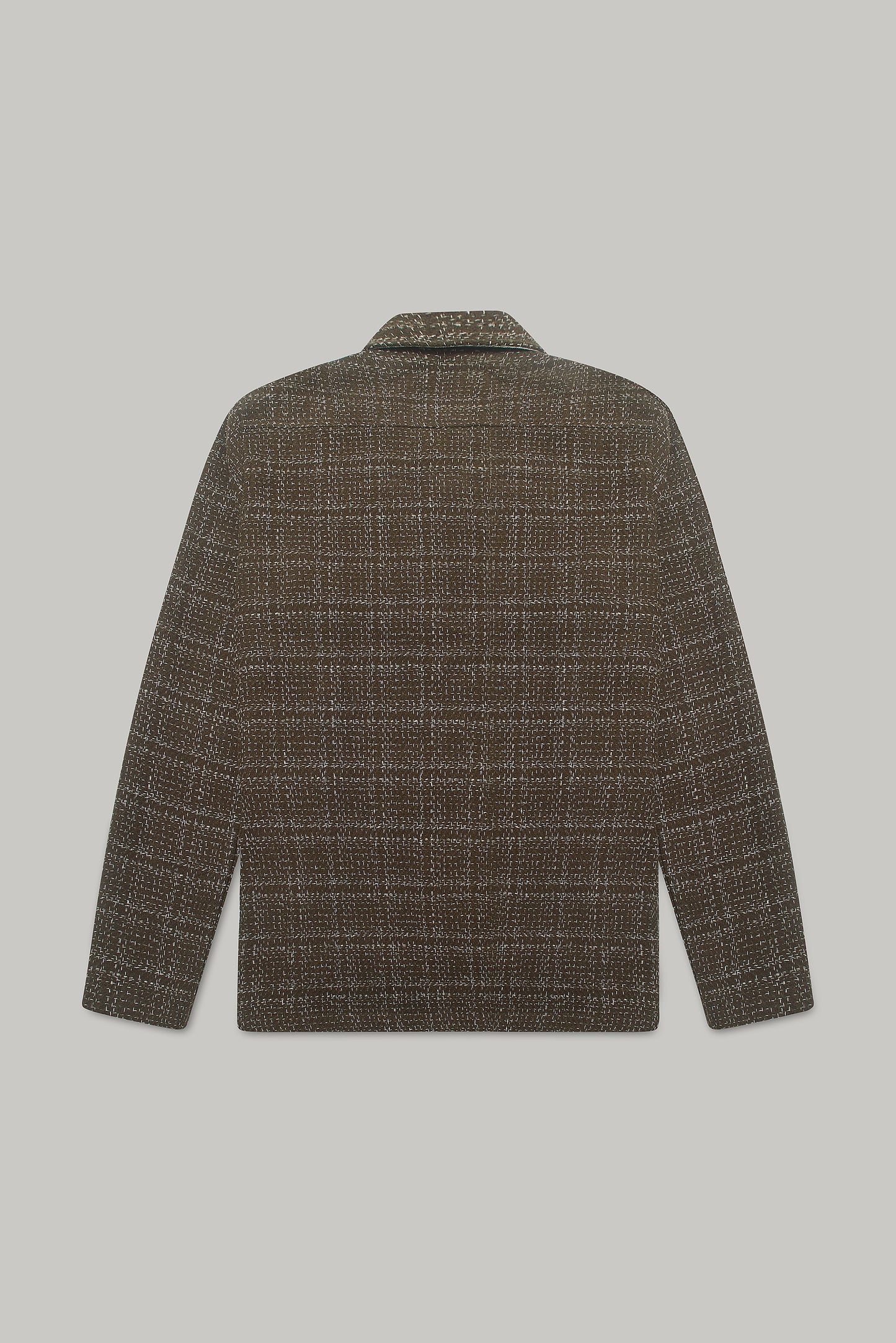 Theydon Frame Overshirt - Mocha / Ecru