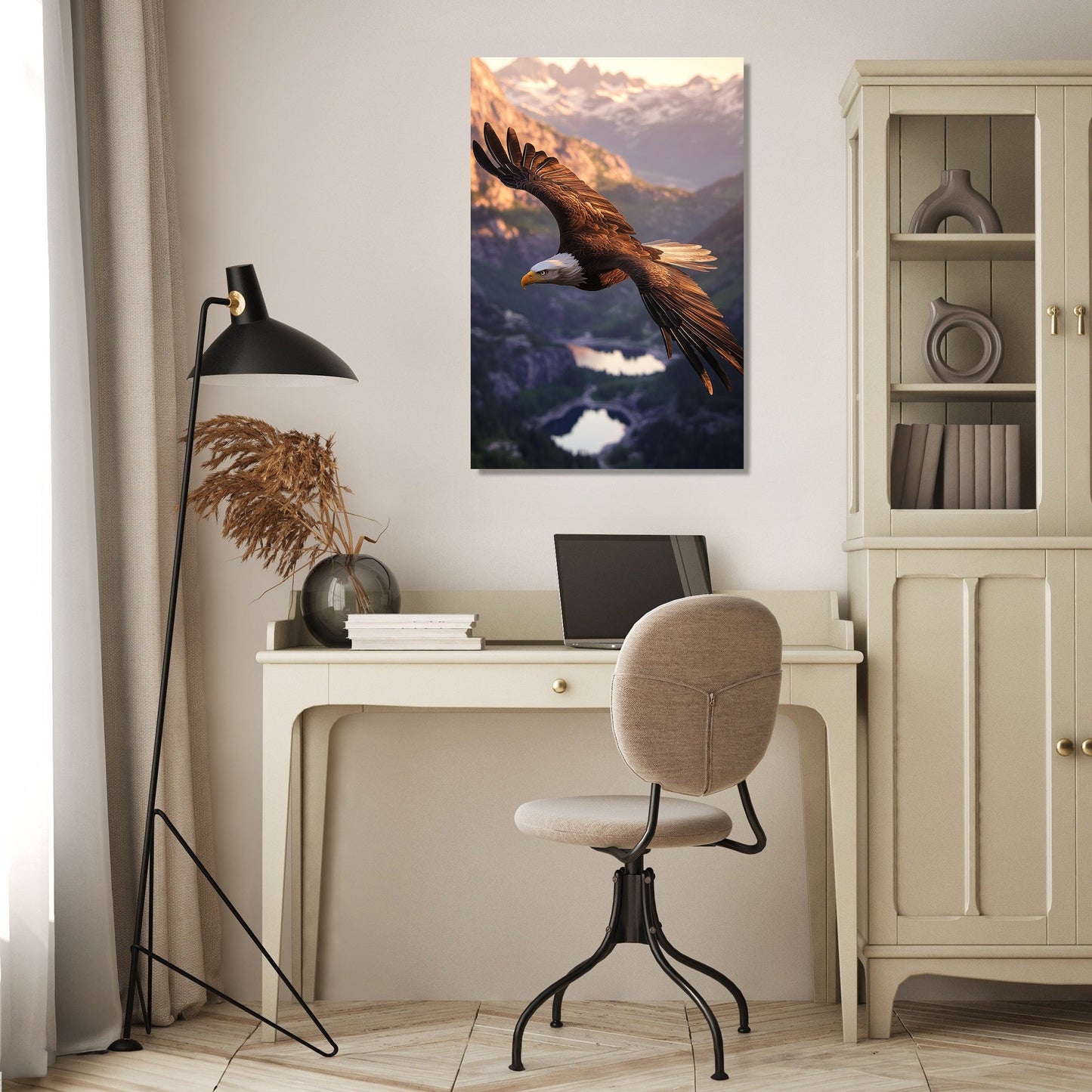 Majestic Eagle Dawn Canvas