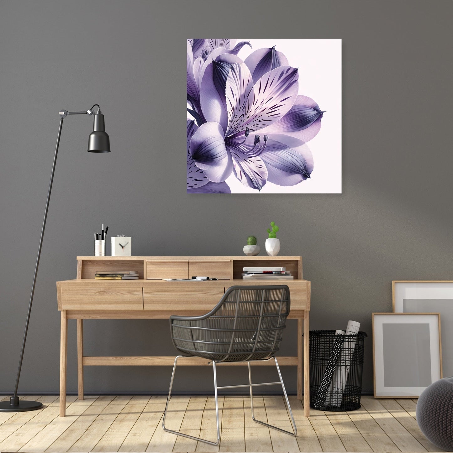 Luminous Petals Canvas