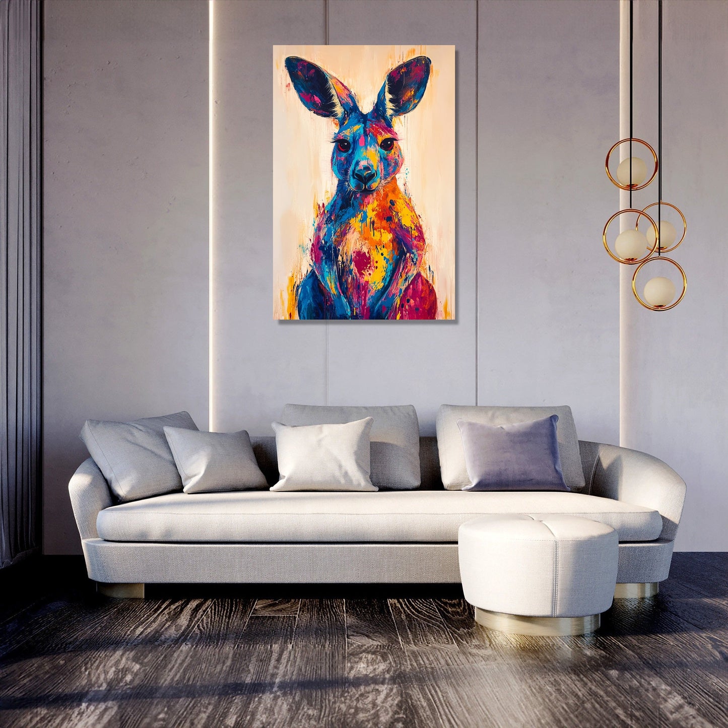 Kangaroo Dreamscape Canvas