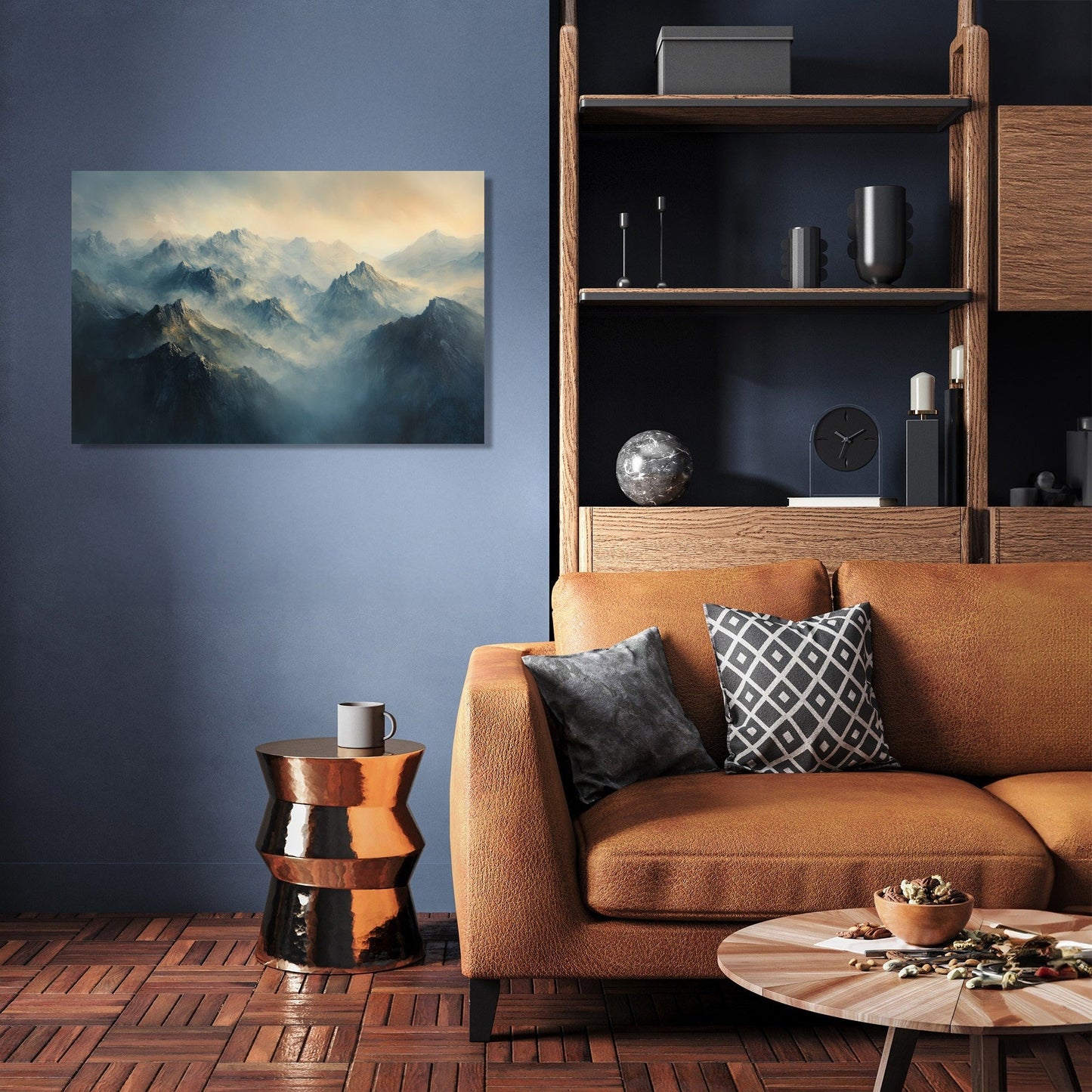 The Whispering Peaks Canvas
