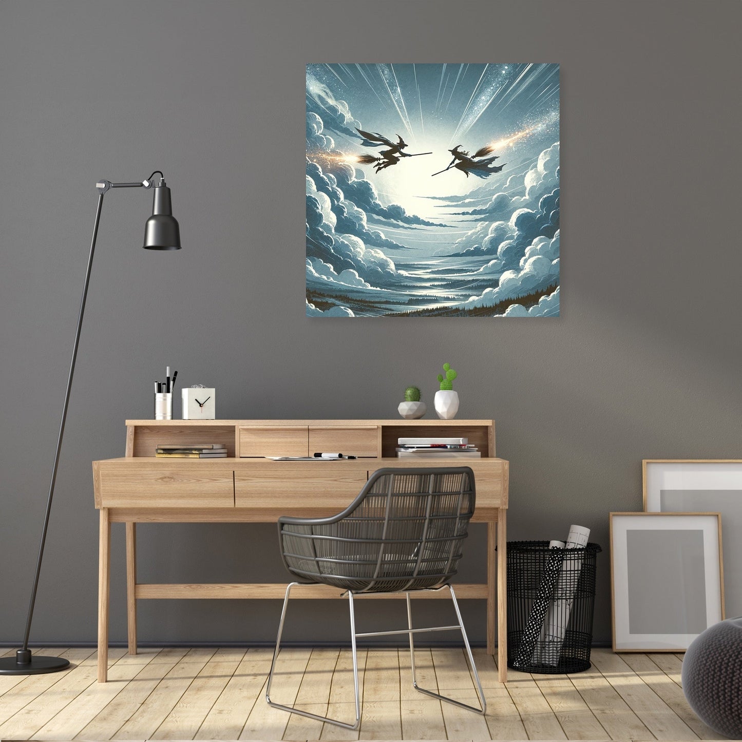 Aerial Duel Canvas