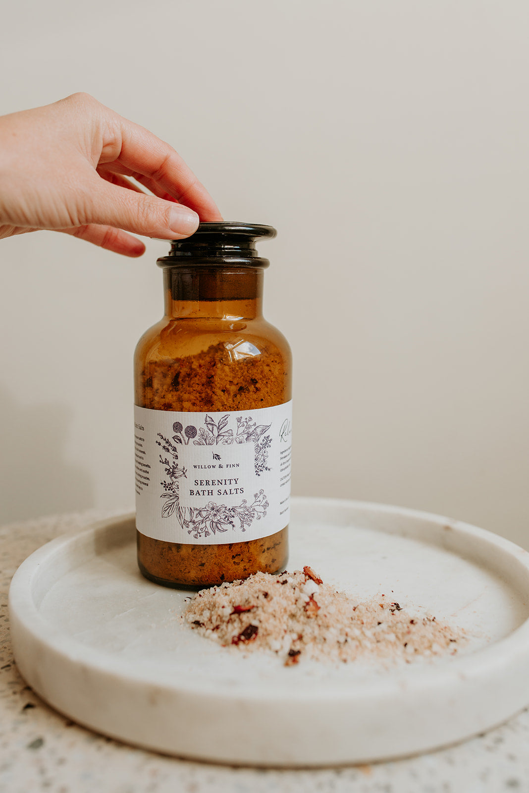 Serenity Mineral Bath Salts - Lavender, Begamot (Calm)