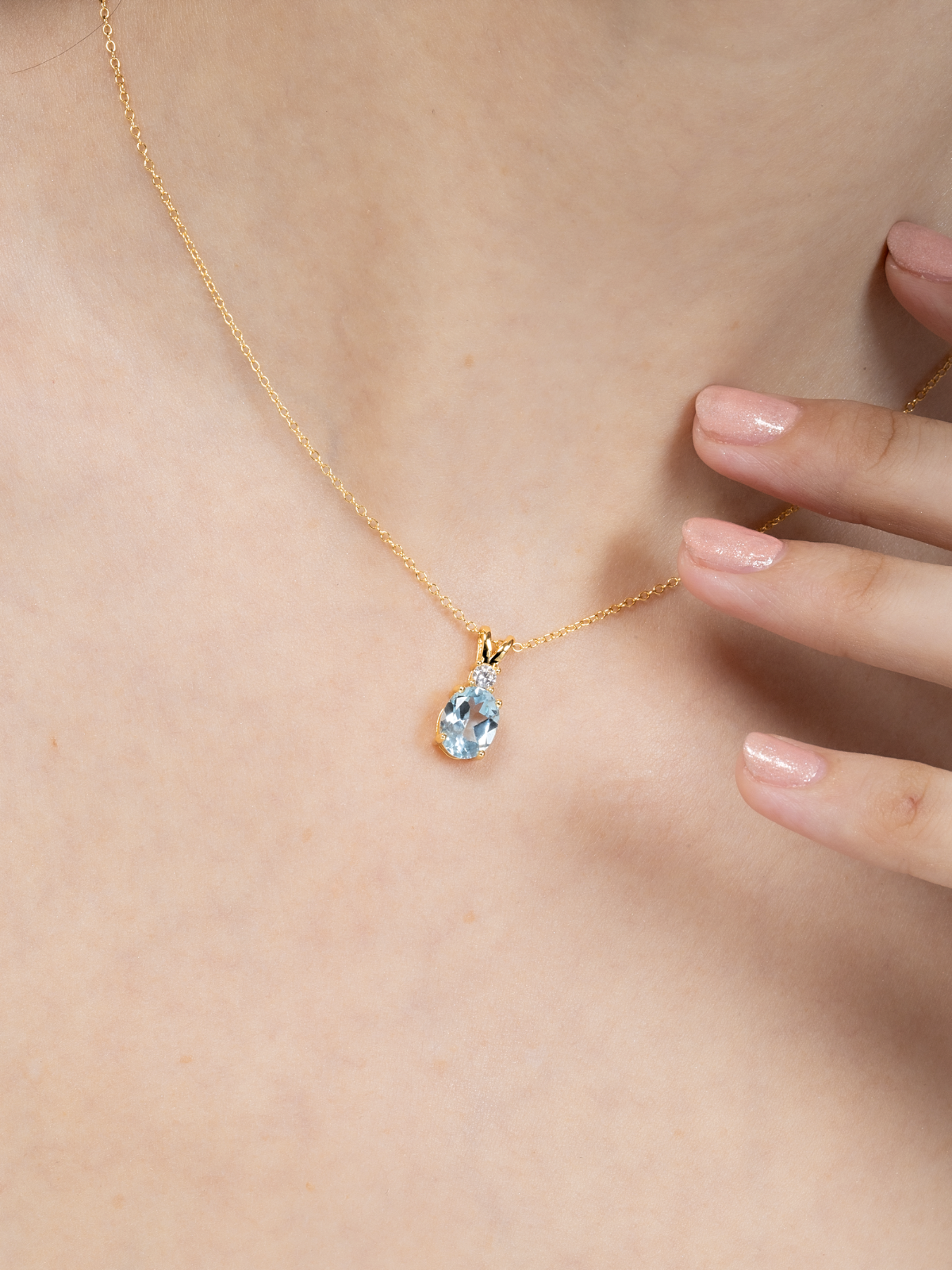 Essential Blue Topaz Jewellery Set in 18k Gold Vermeil