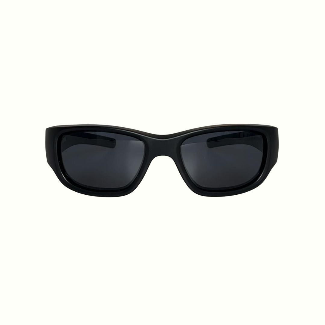Jet Black Kids Sunglasses | Polarised Lens | Classic Fit | 6-12 Years