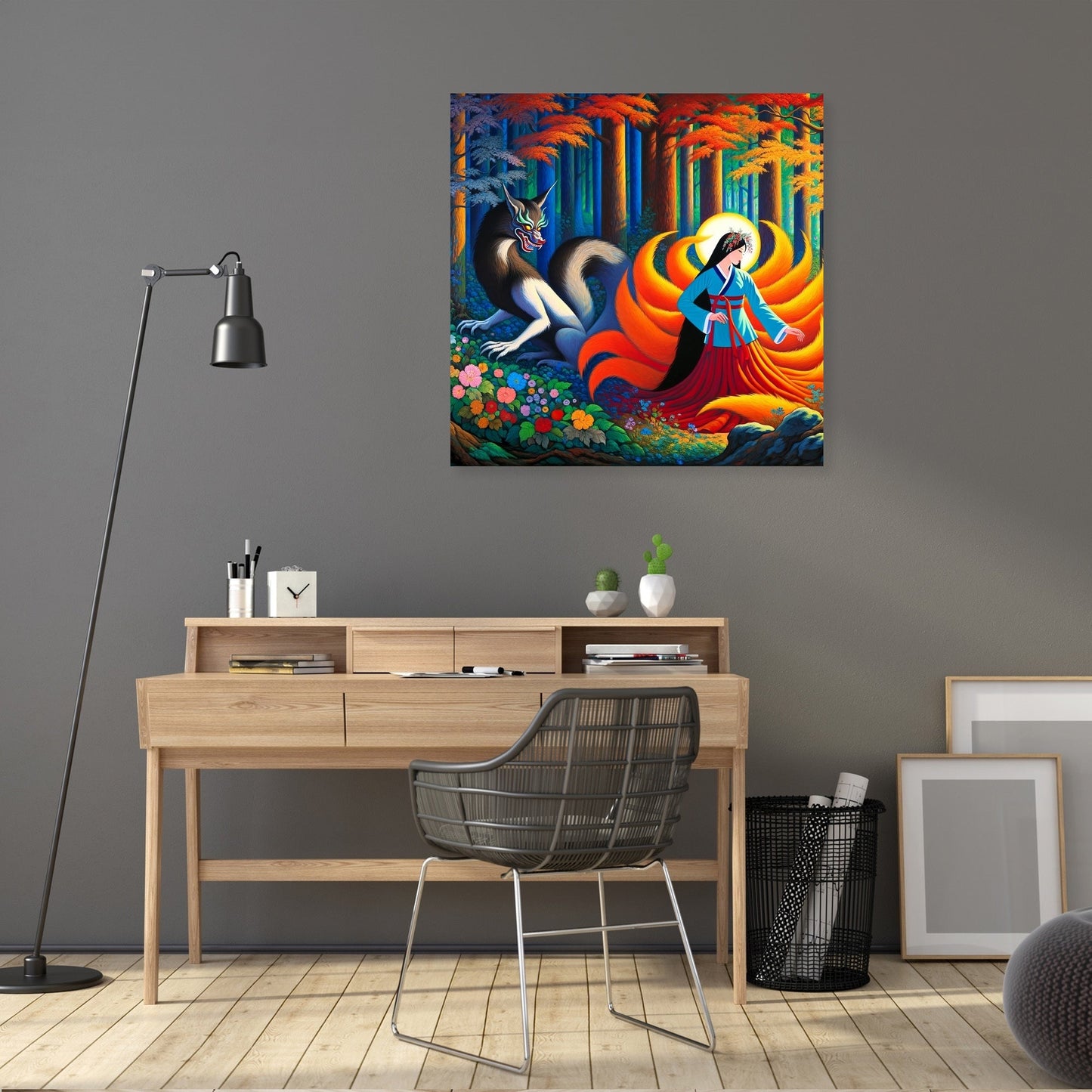 Mythical Transformation Gumiho Canvas
