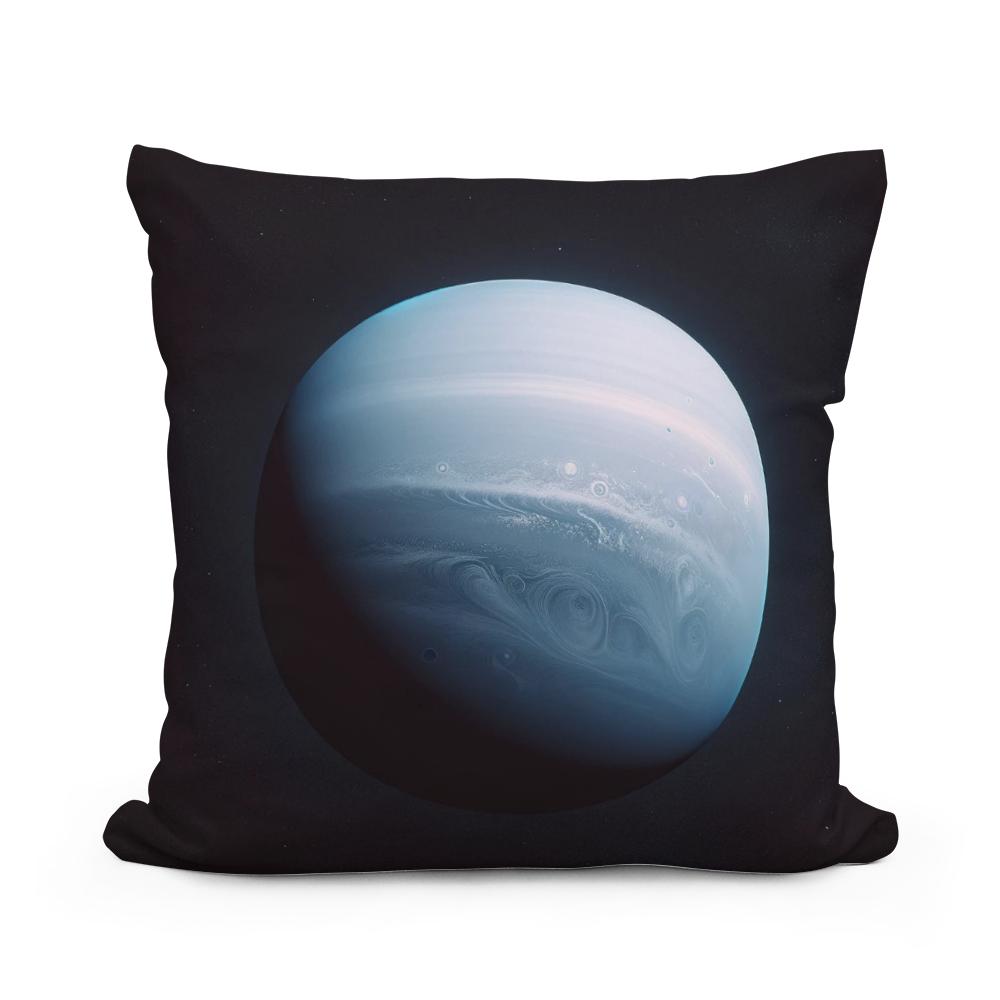 Uranus' Celestial Calm Cotton Cushion