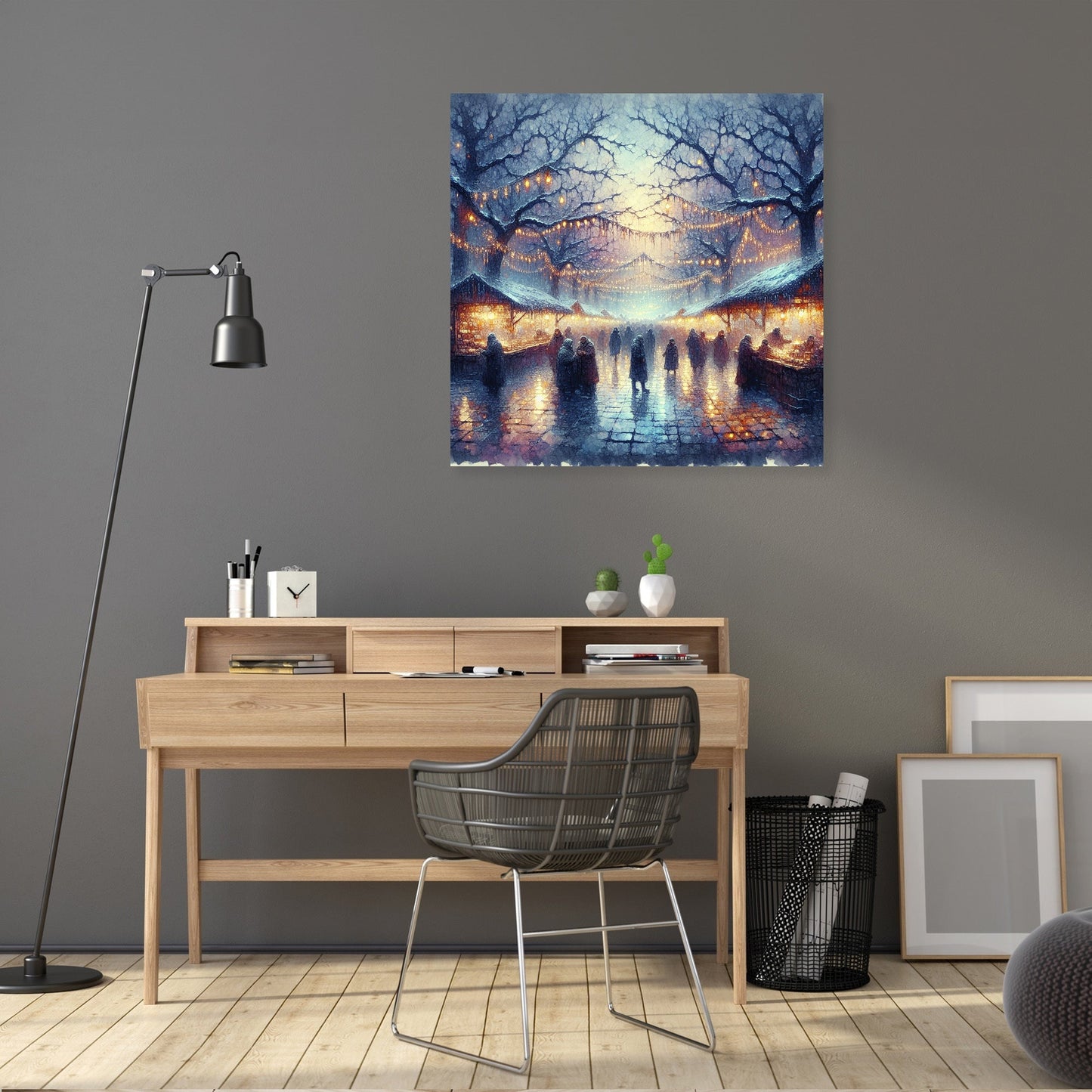 Chilly Evening Festivity Canvas