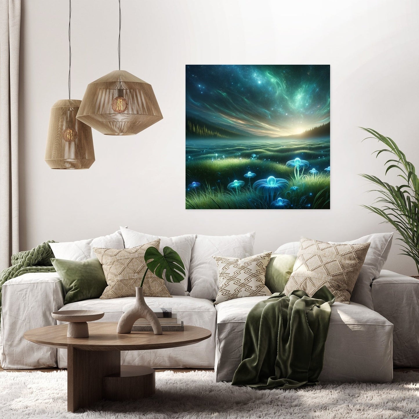 Starlit Meadow Canvas