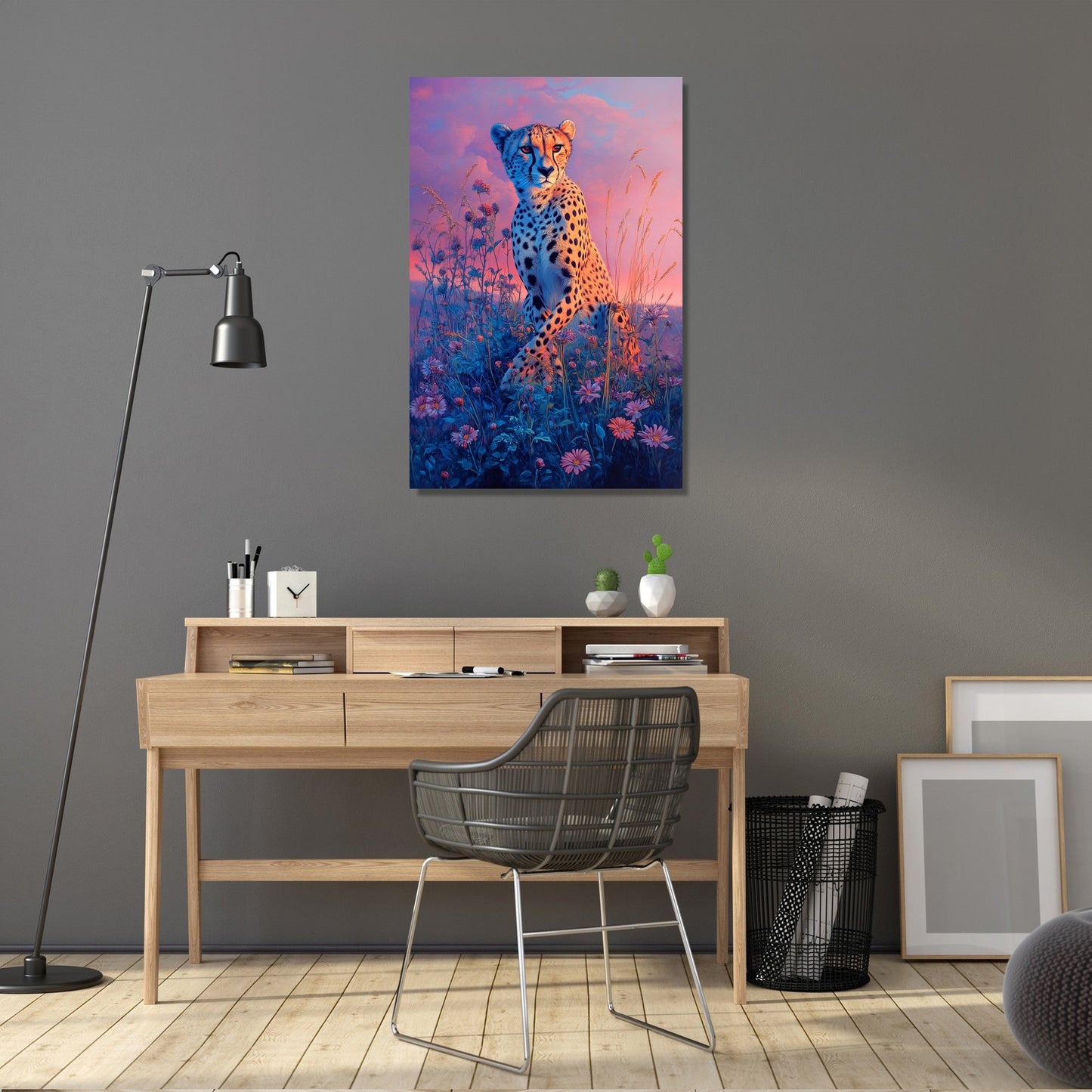 Cheetah Velocity Canvas