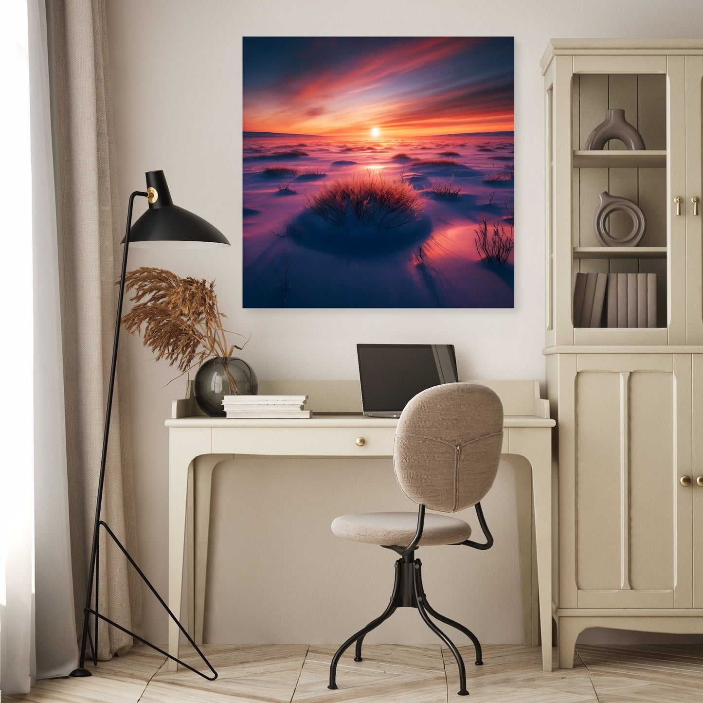 Tundra Sunset Canvas