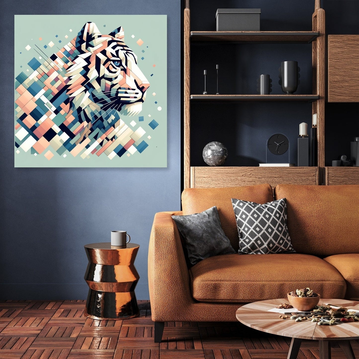 Echoes of the Wild Tiger Canvas