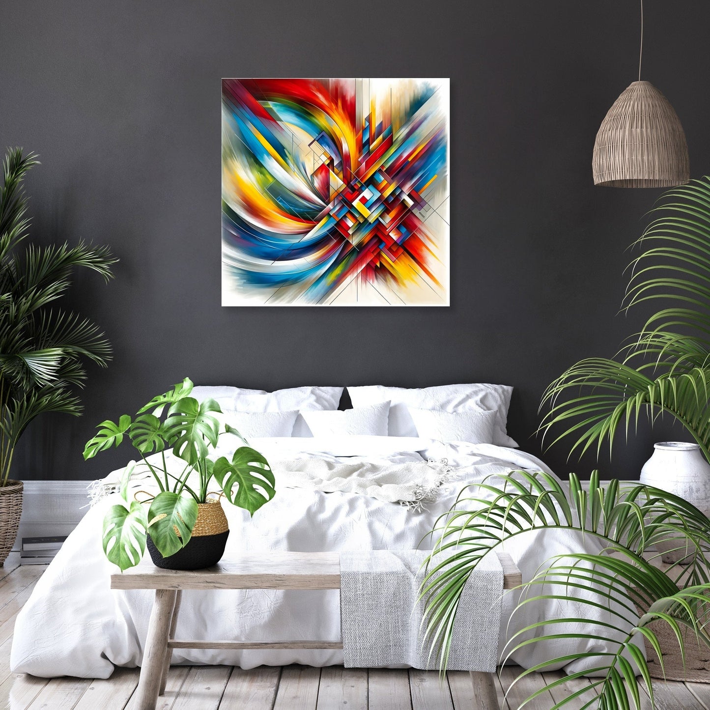Color Burst Canvas