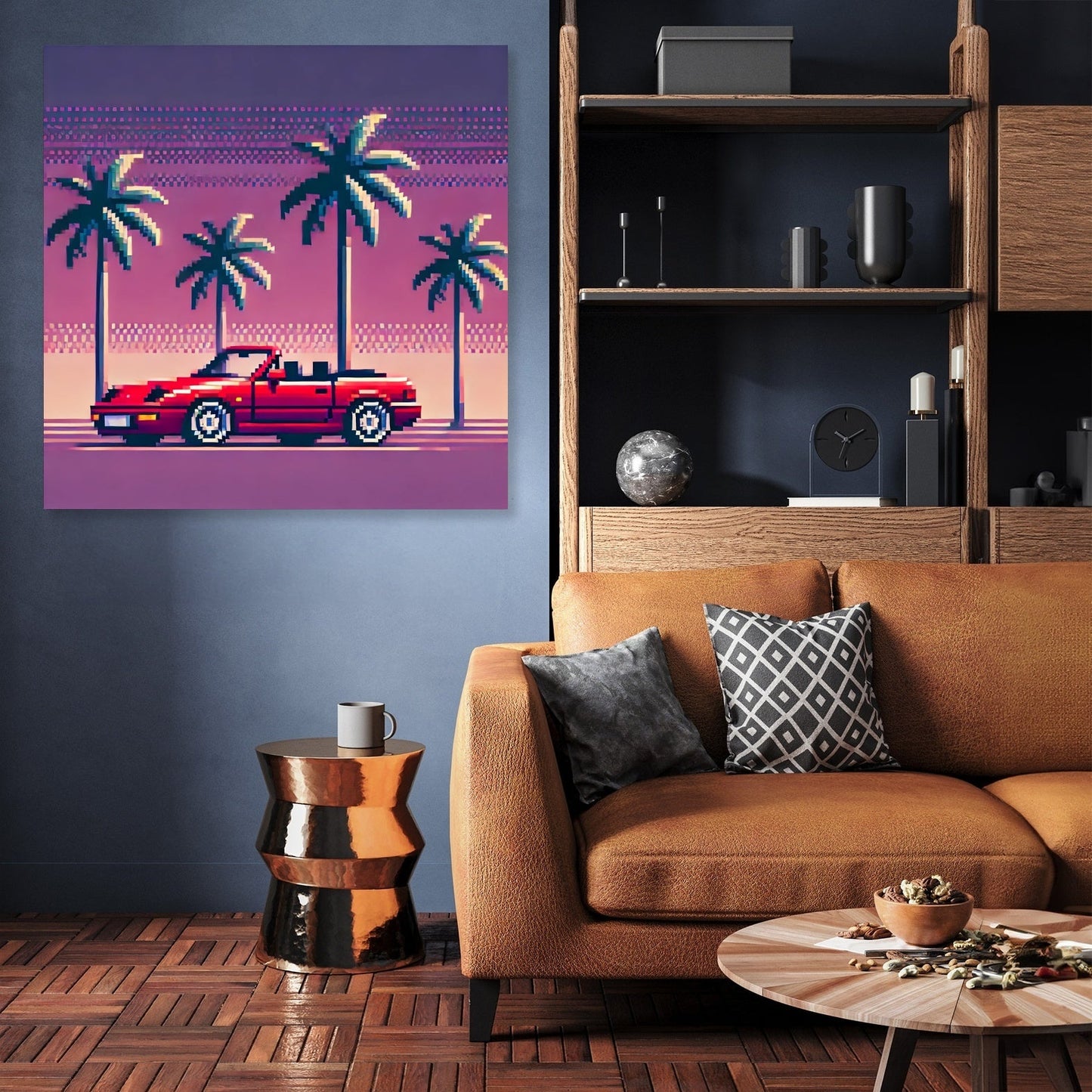 Sunset Cruise Pixel Canvas