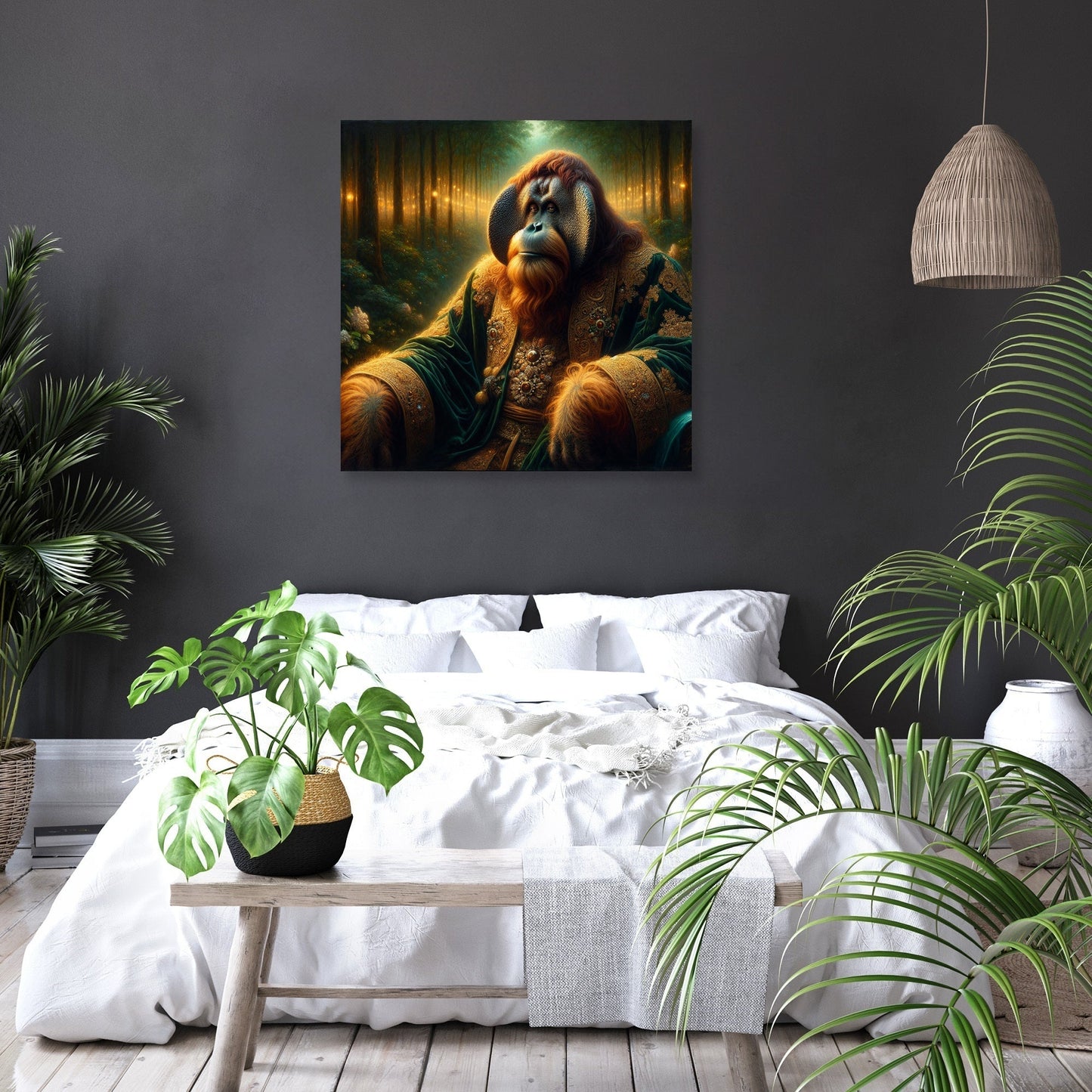 Regal Orangutan Reverie Canvas