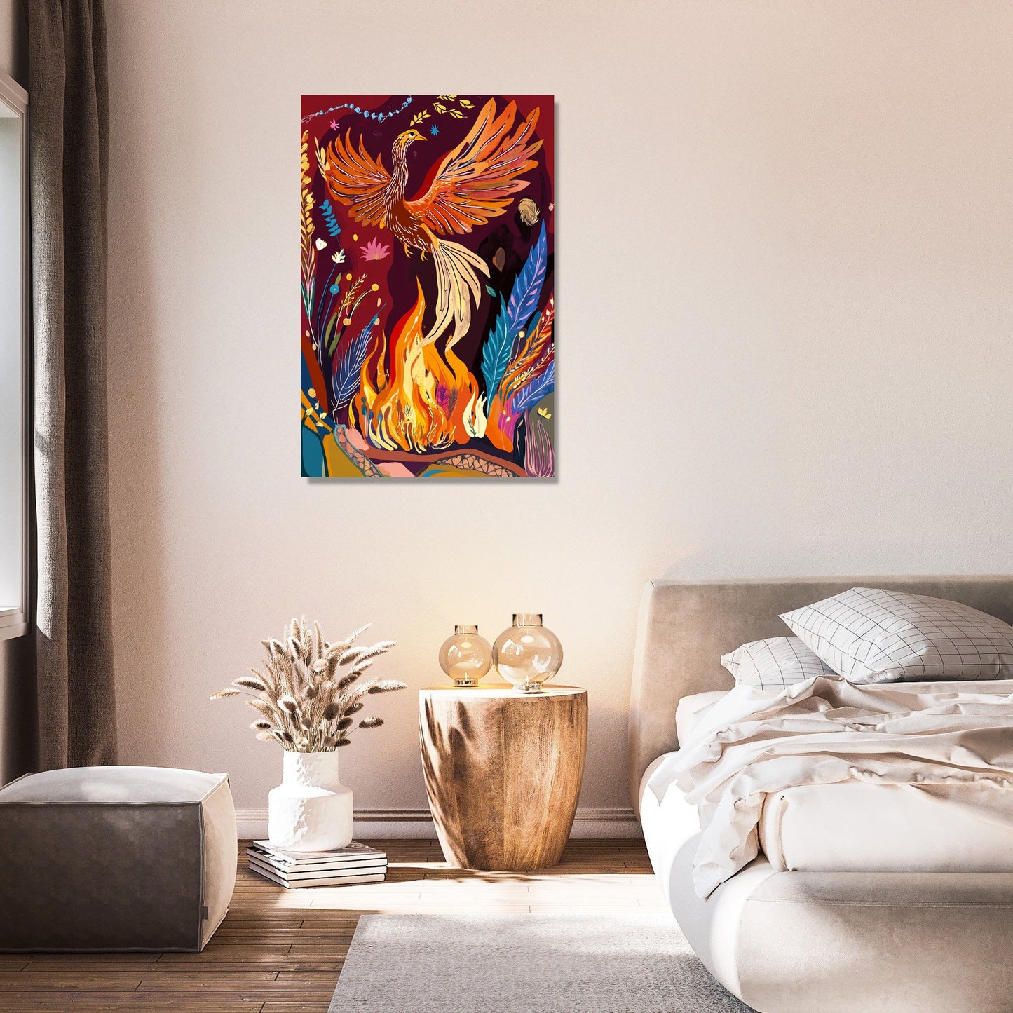 Phoenix Rebirth Celebration Canvas