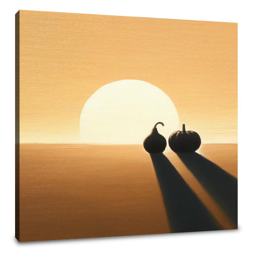 Sunset Squash Serenity Canvas