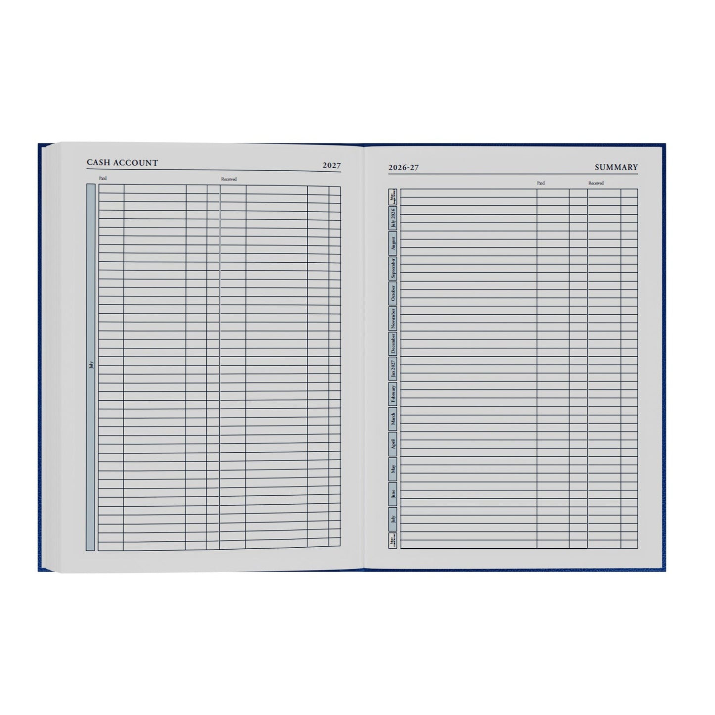 2026-2027 - Mid Year Planner - 13 Month A4 Day-to-Page Diary with Appointments - Collins Debden Desk Diary