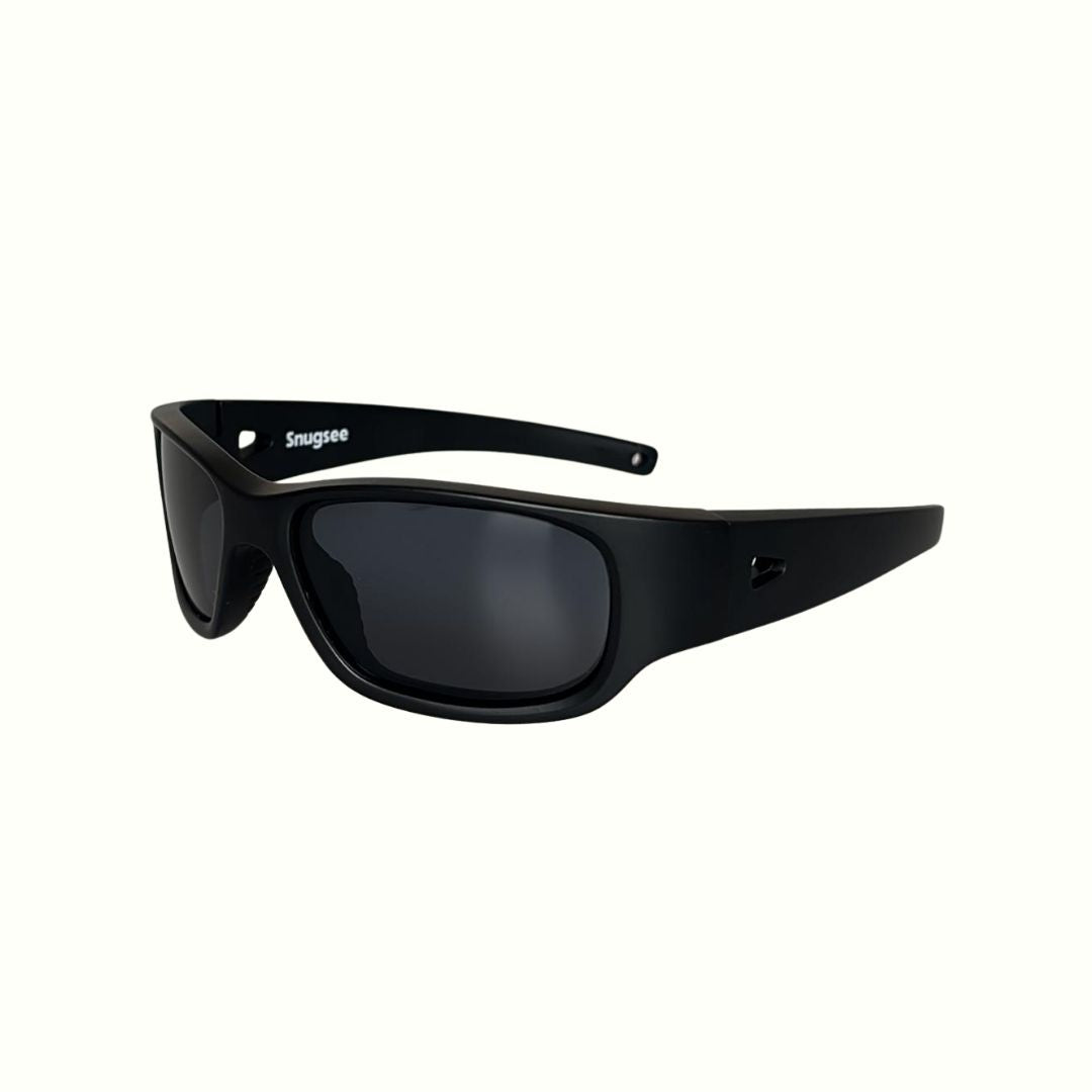 Jet Black Kids Sunglasses | Polarised Lens | Classic Fit | 6-12 Years