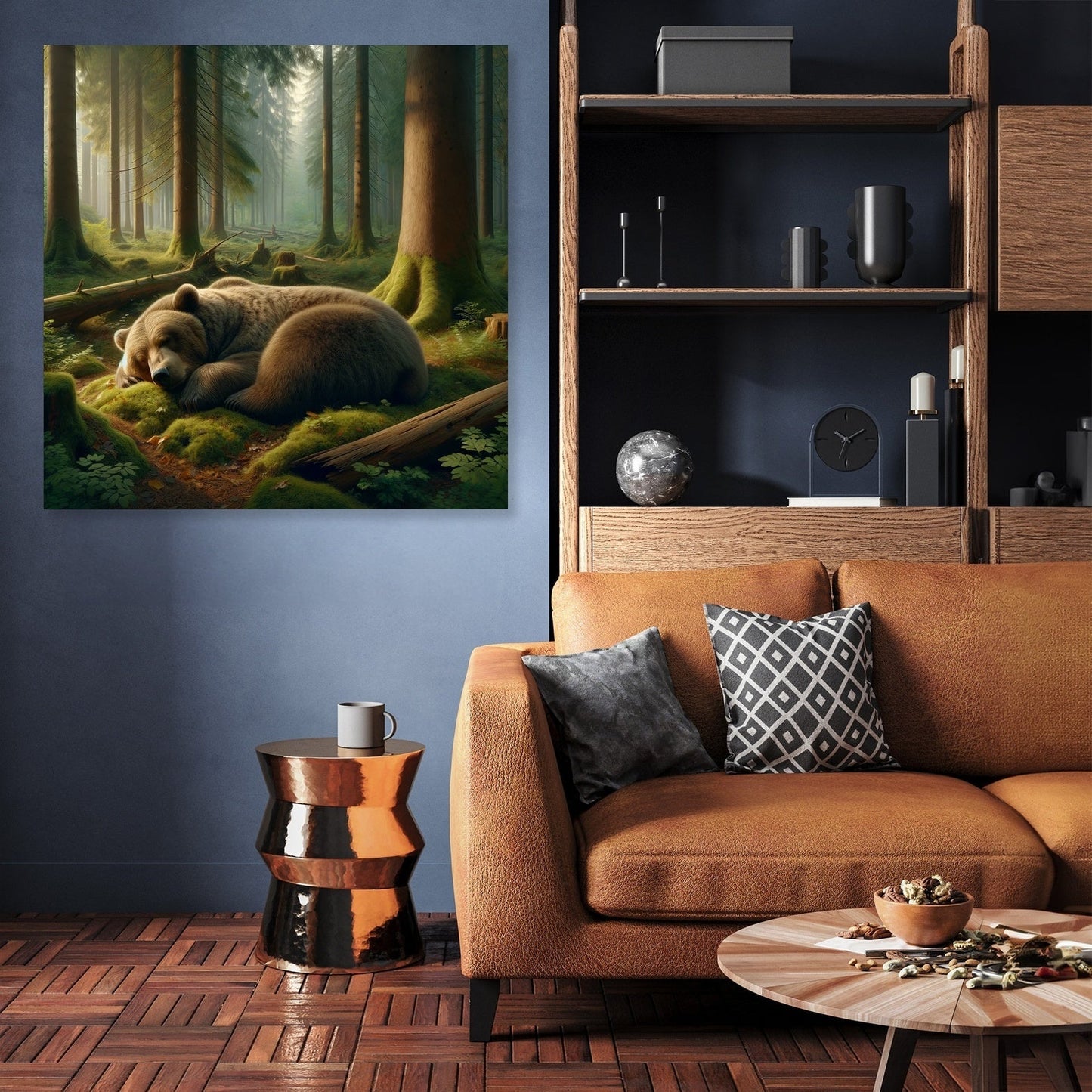 Forest Slumber Canvas