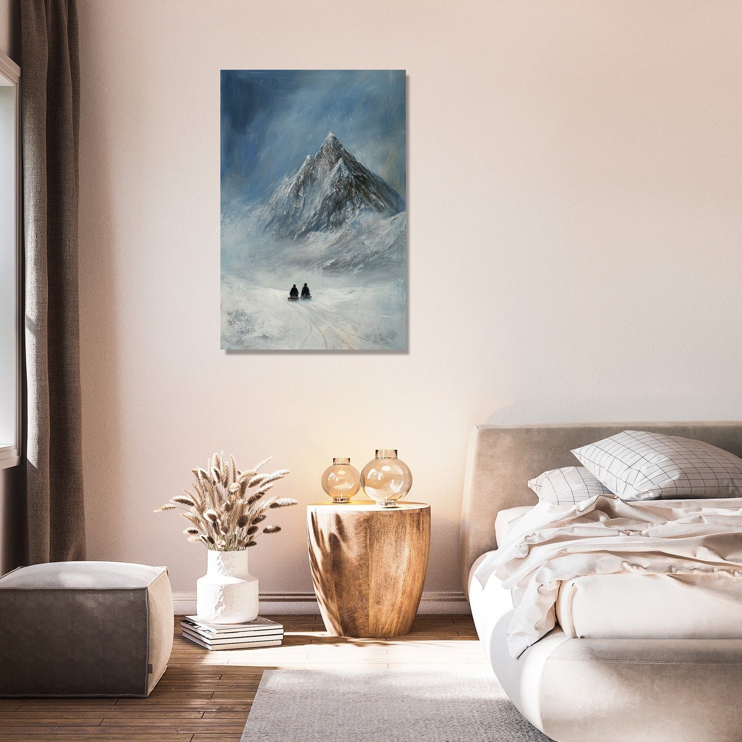 Sledging Adventure Canvas