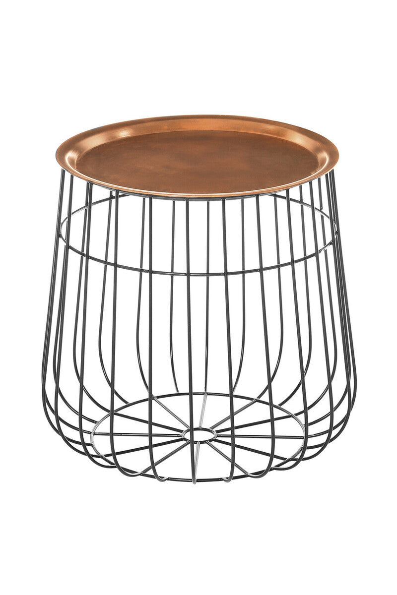 Templar Copper And Black Finish Tray Table