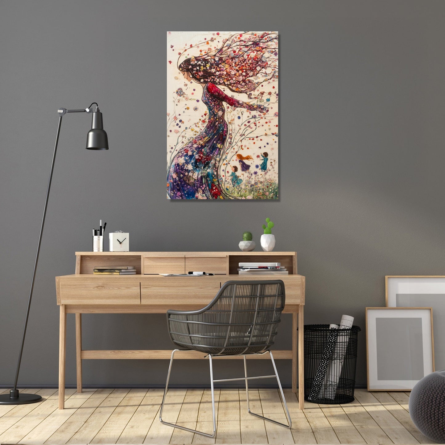 Blossoming Mother Canvas