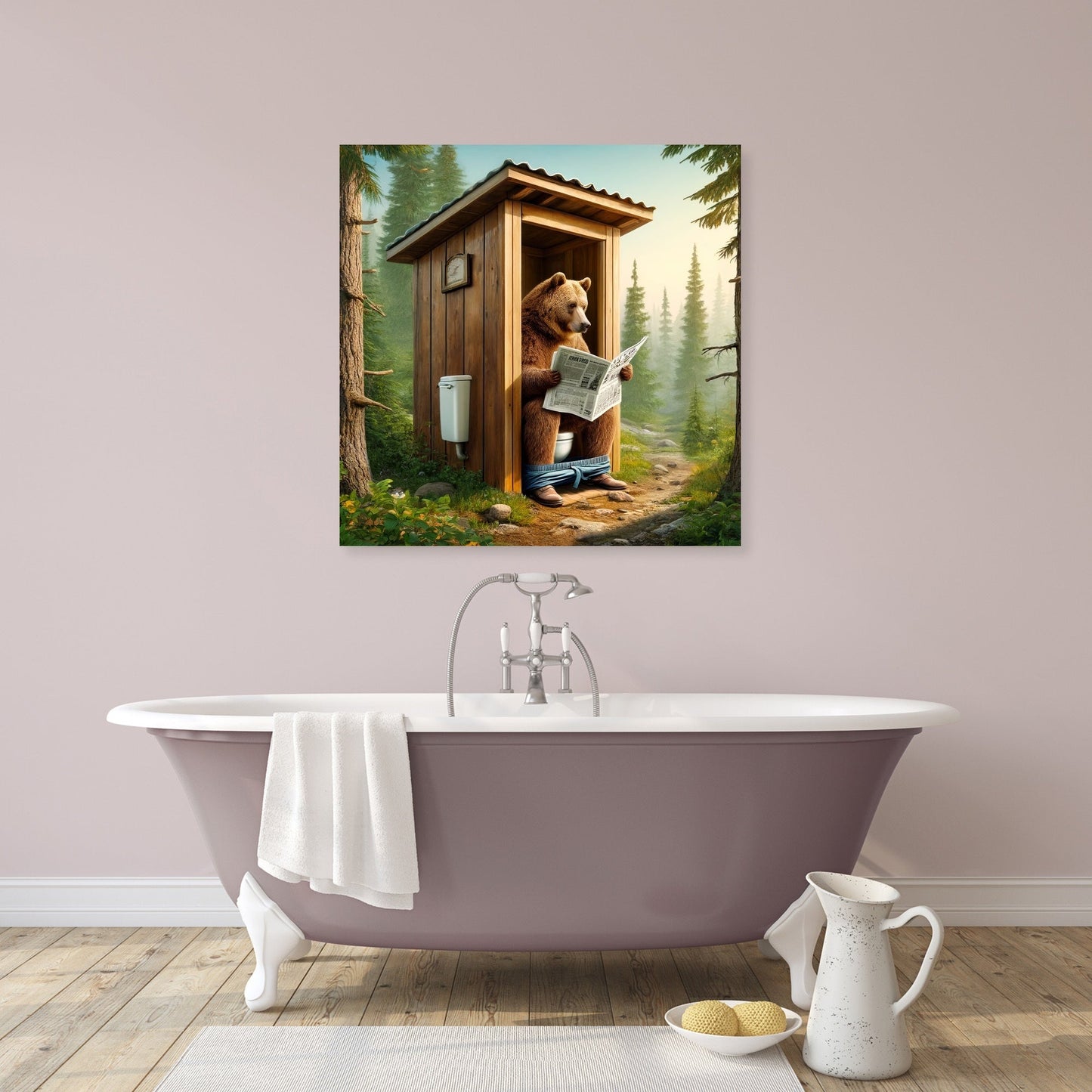 Forest News Break Canvas