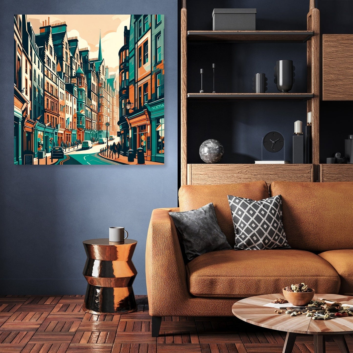 Edinburgh Victoria Street Harmony Canvas