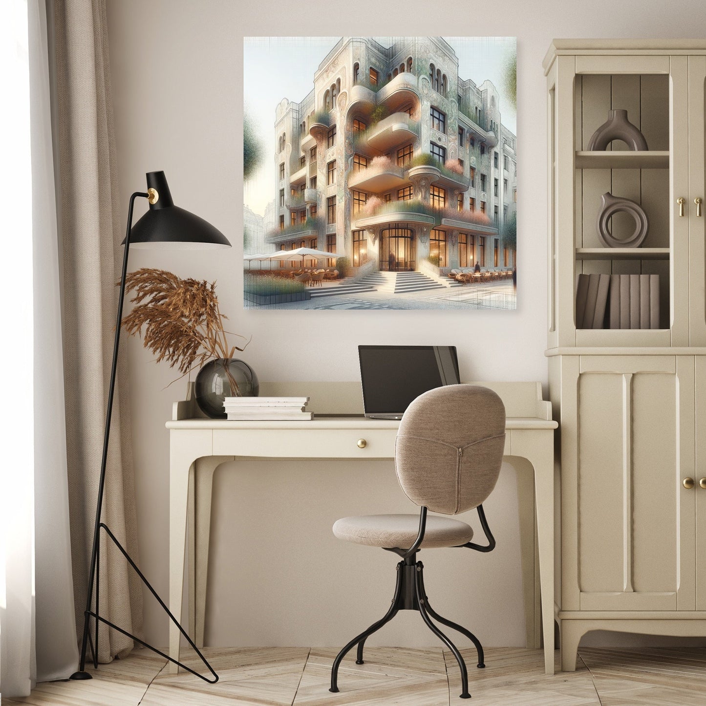 Art Nouveau Harmony Canvas