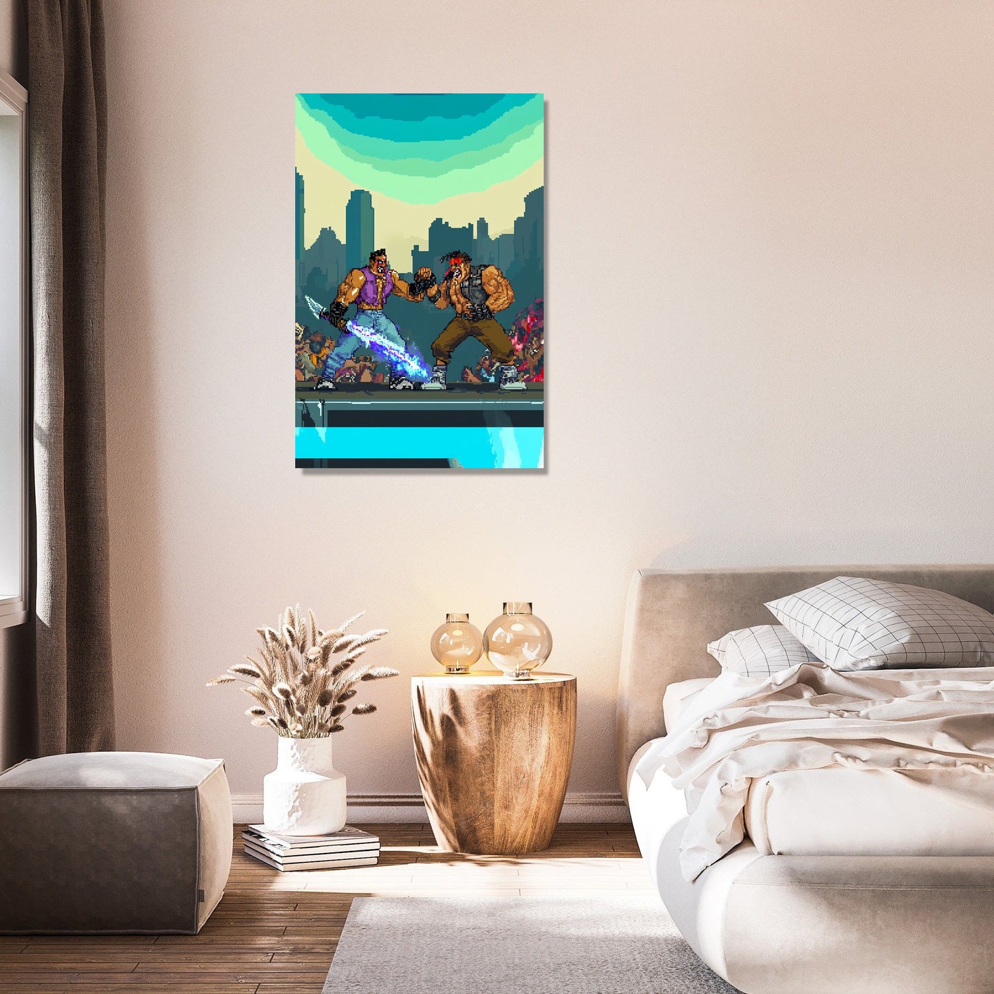 Heroic Action Duo Canvas