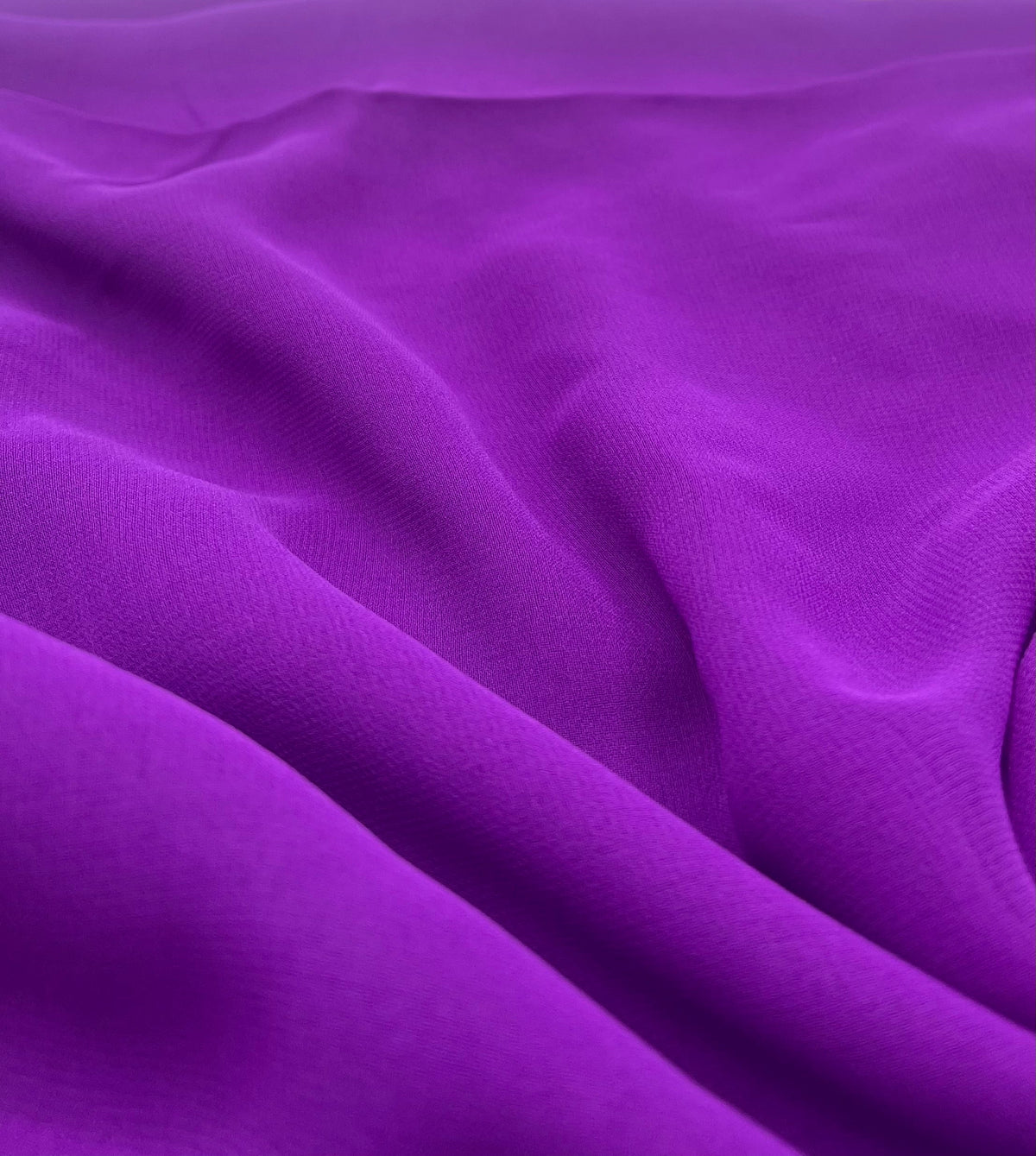 Plain Light Purple Chiffon Sheer Dress Bridal Fabric